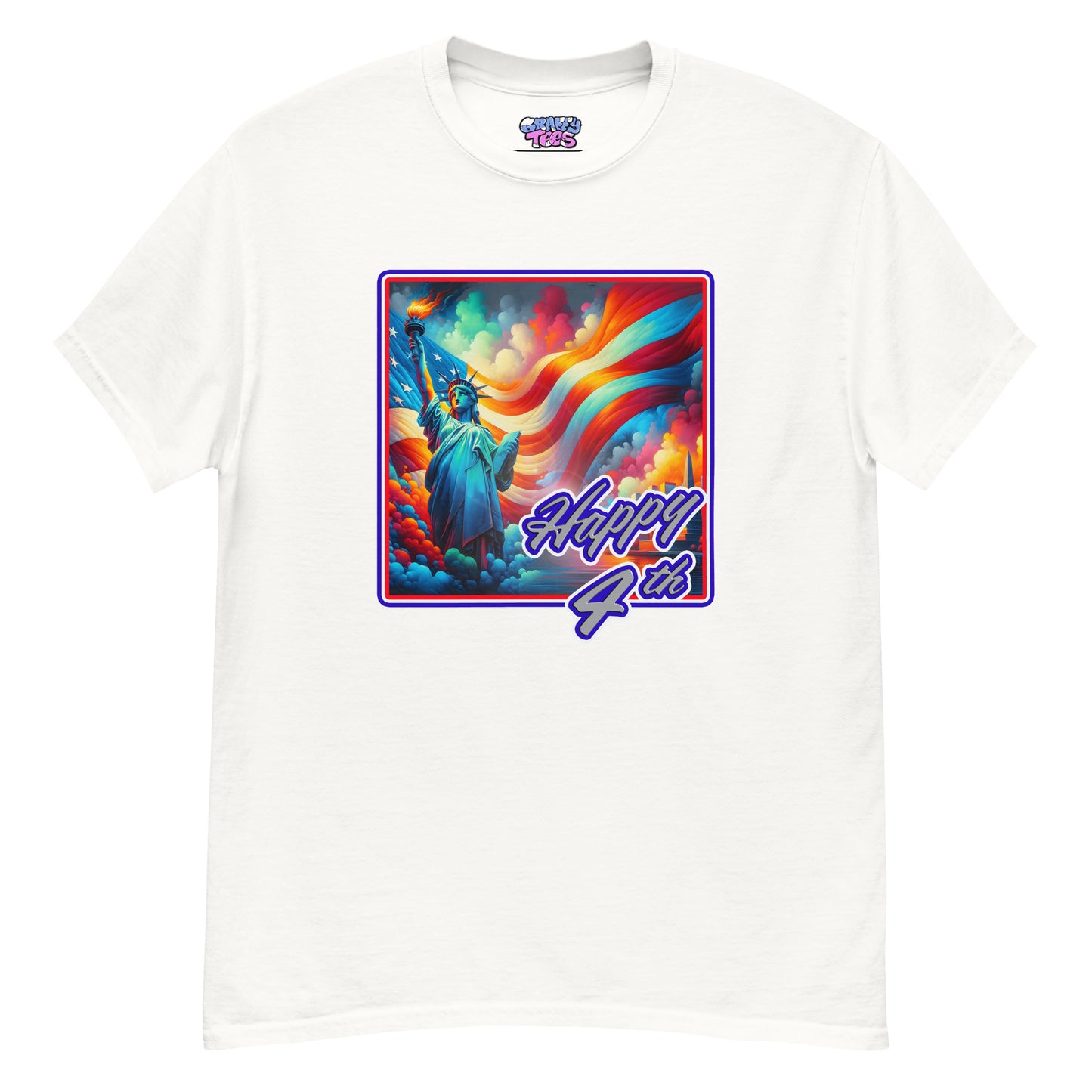 Graffytees Happy 4th of July Men's classic tee