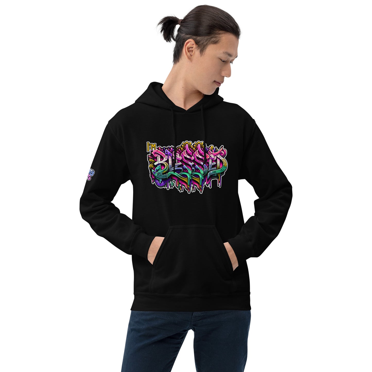 Graffiti Blessed Unisex Hoodie