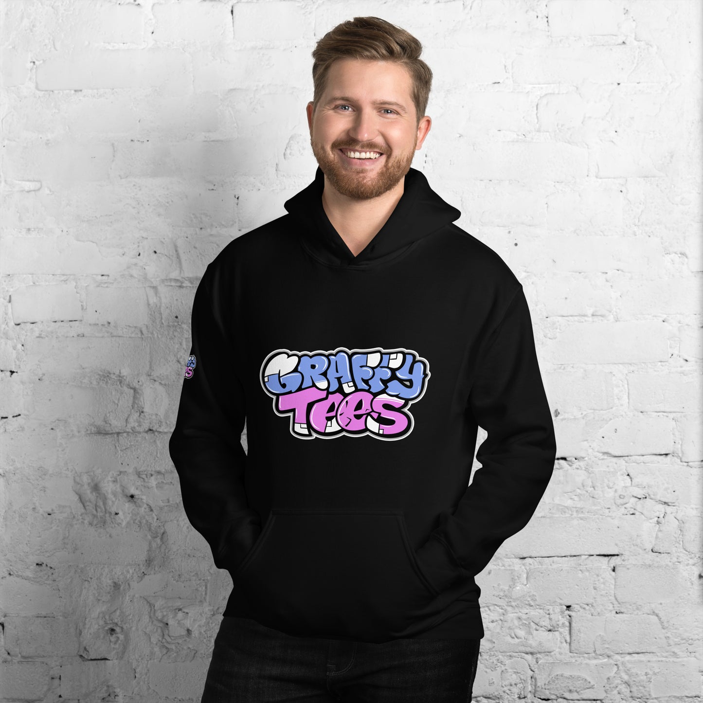Graffytees Bubble letter graffiti logo Unisex Hoodie