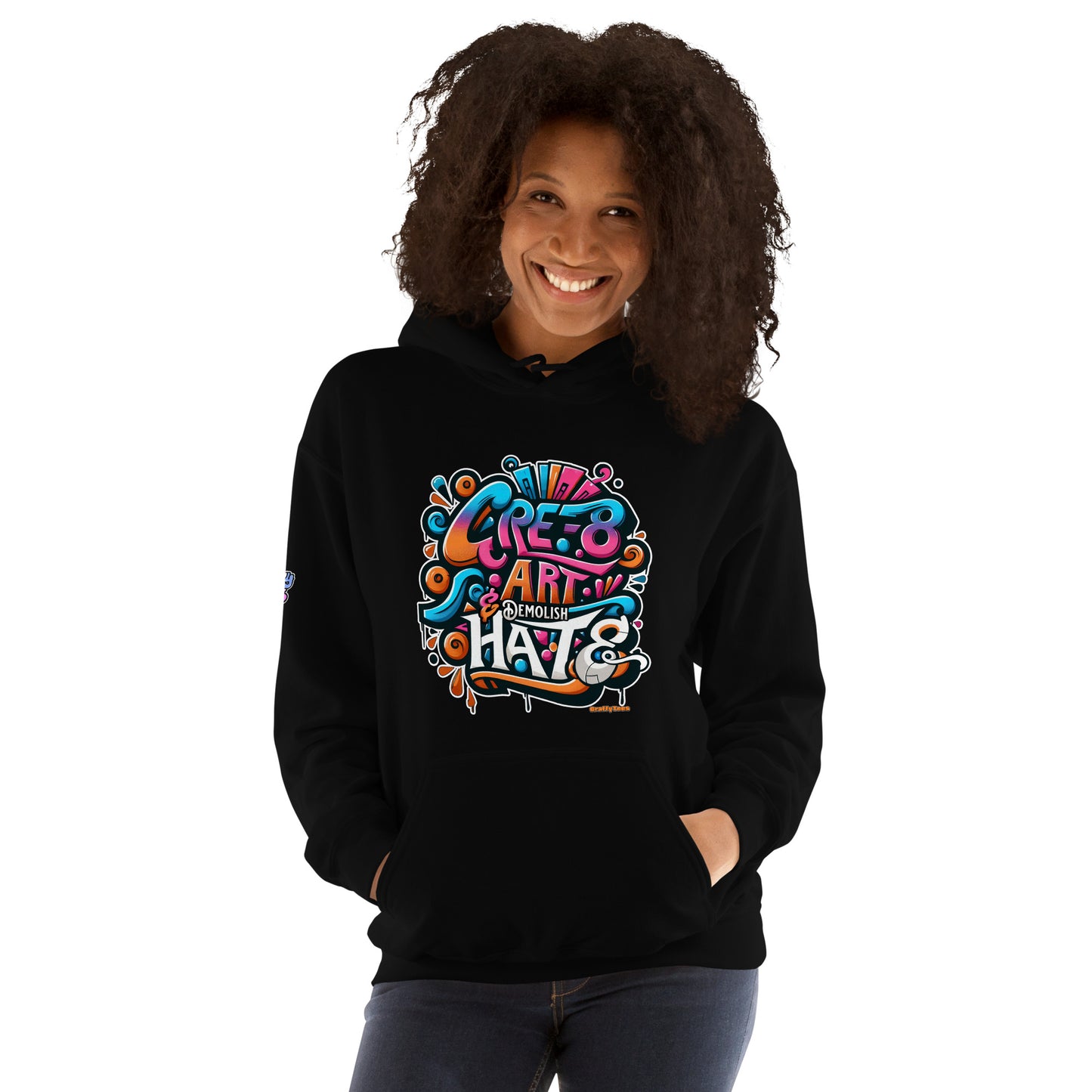 Graffytees CRE-8 ART Unisex Hoodie