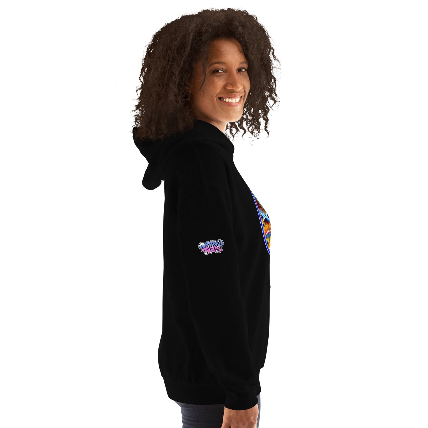 Graffiti Artful Alienz Unisex Hoodie