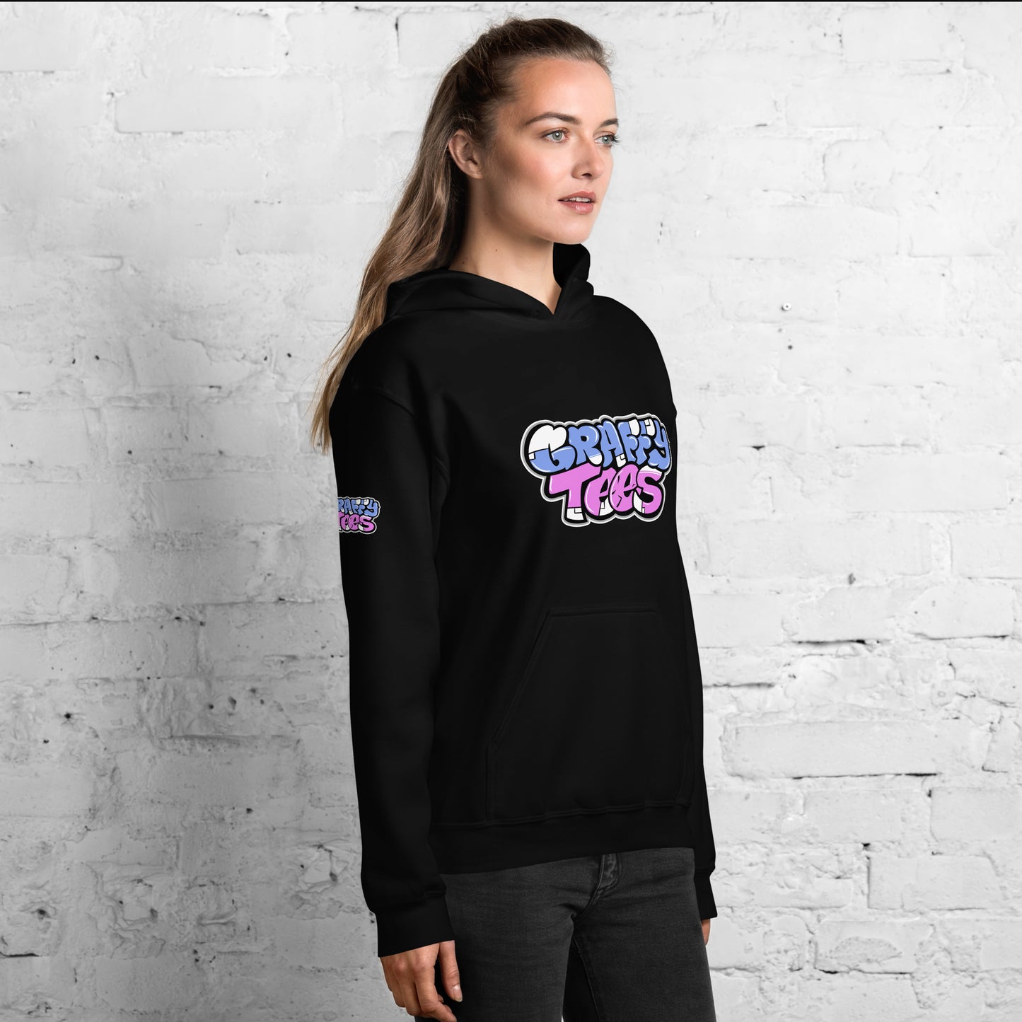 Graffytees bubble letter Unisex Hoodie