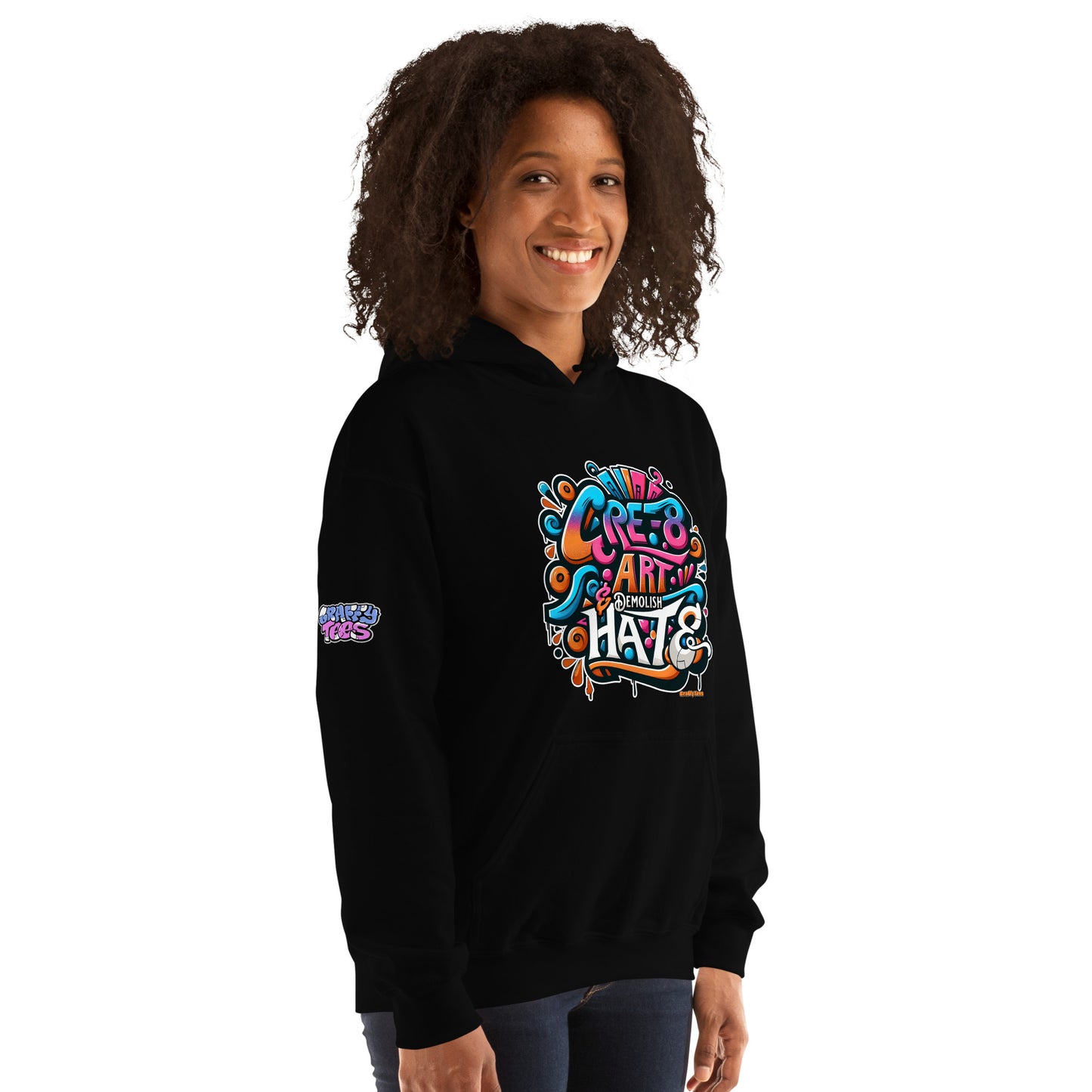 Graffytees CRE-8 ART Unisex Hoodie