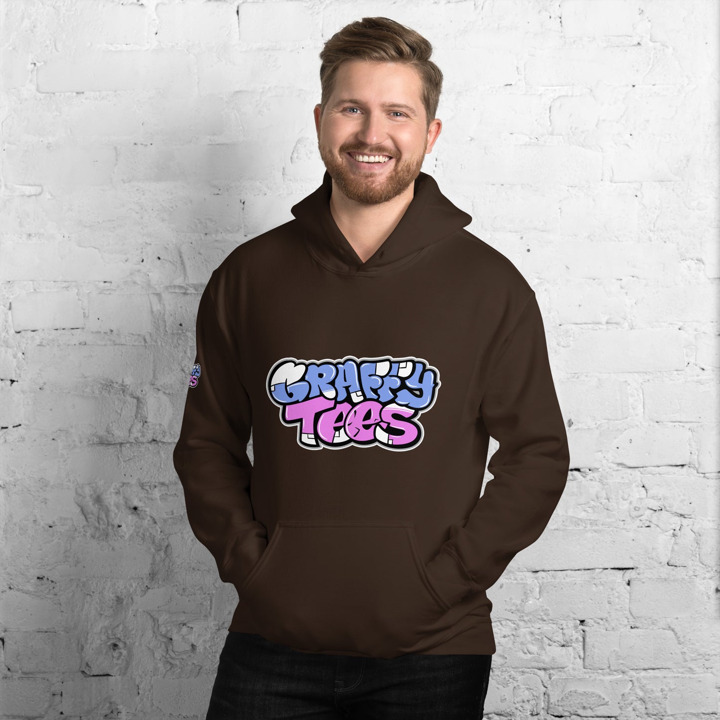 Graffytees Bubble letter graffiti logo Unisex Hoodie