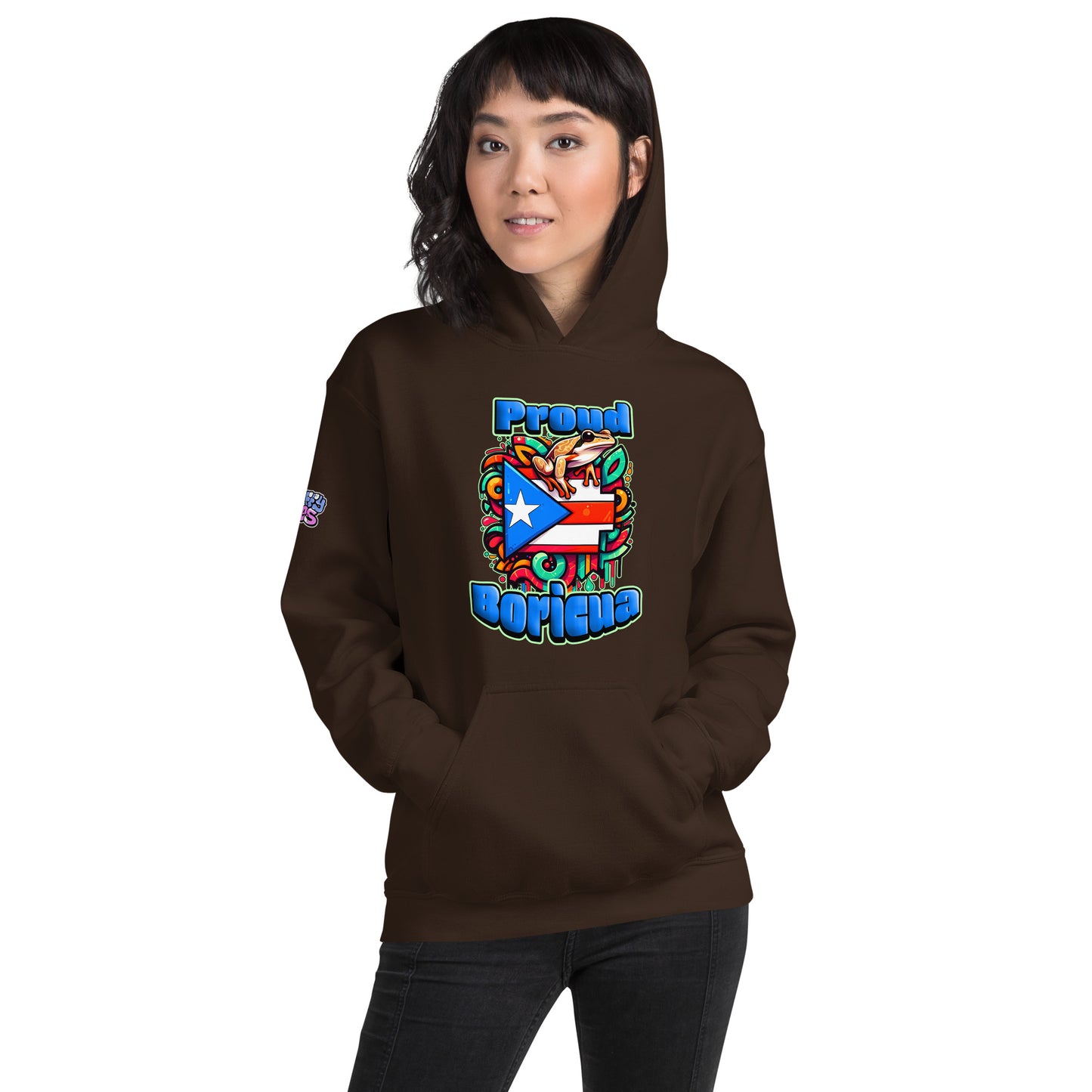Graffytees Proud Boricua Unisex Hoodie