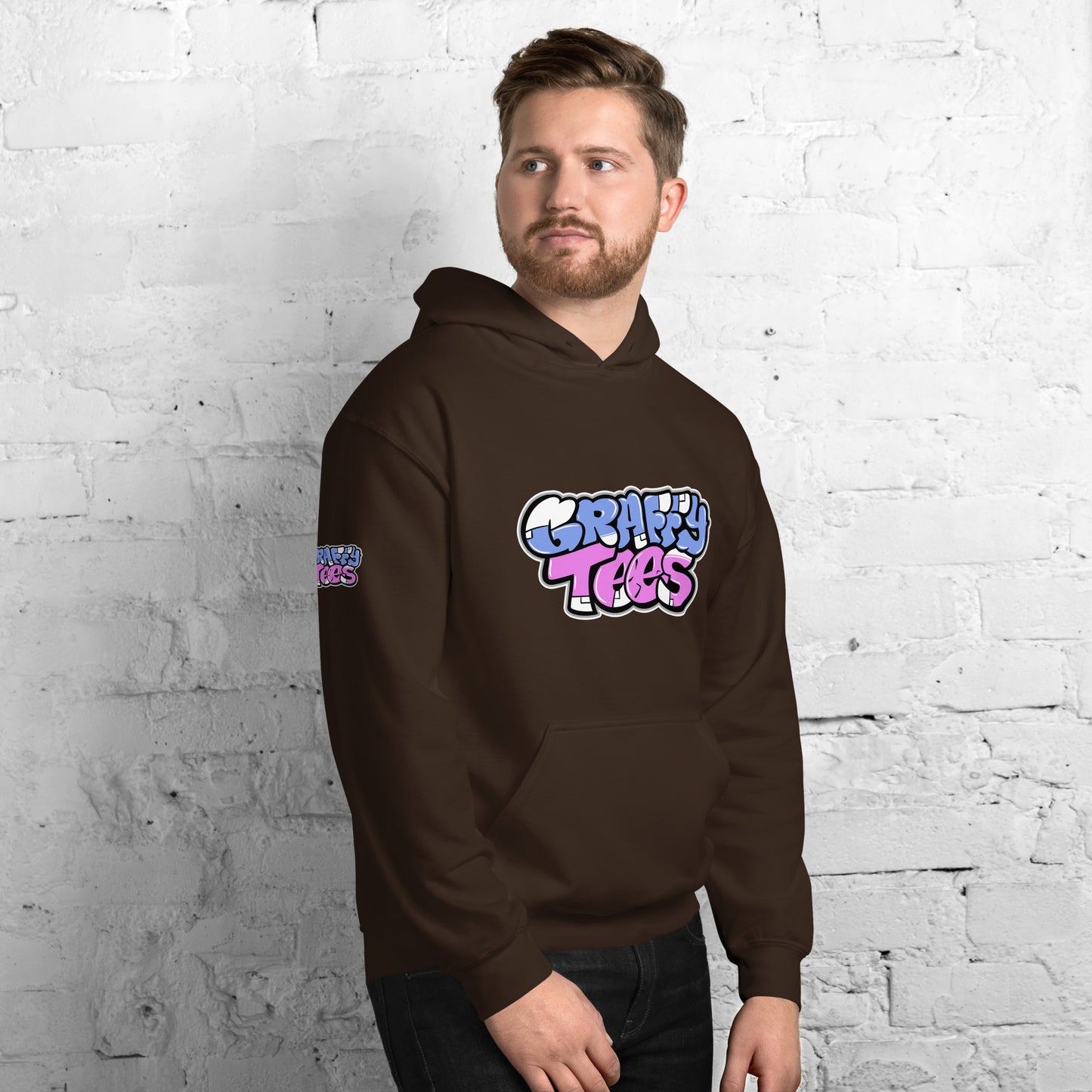 Graffytees Bubble letter graffiti logo Unisex Hoodie