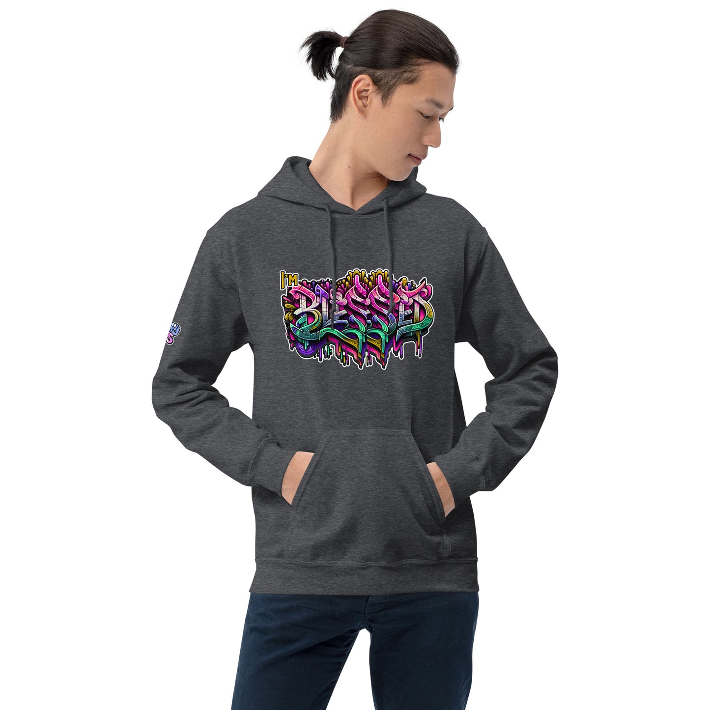 Graffiti Blessed Unisex Hoodie