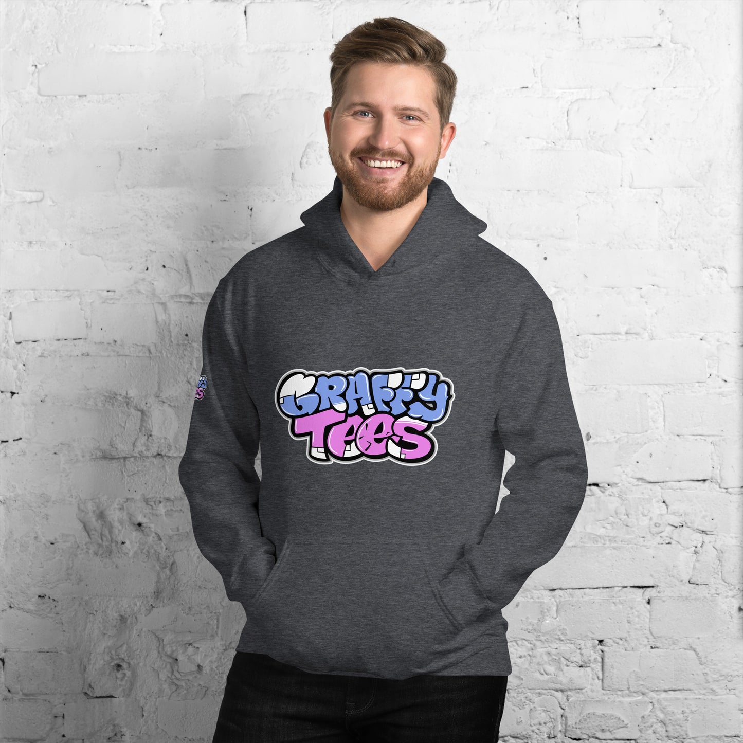 Graffytees Bubble letter graffiti logo Unisex Hoodie