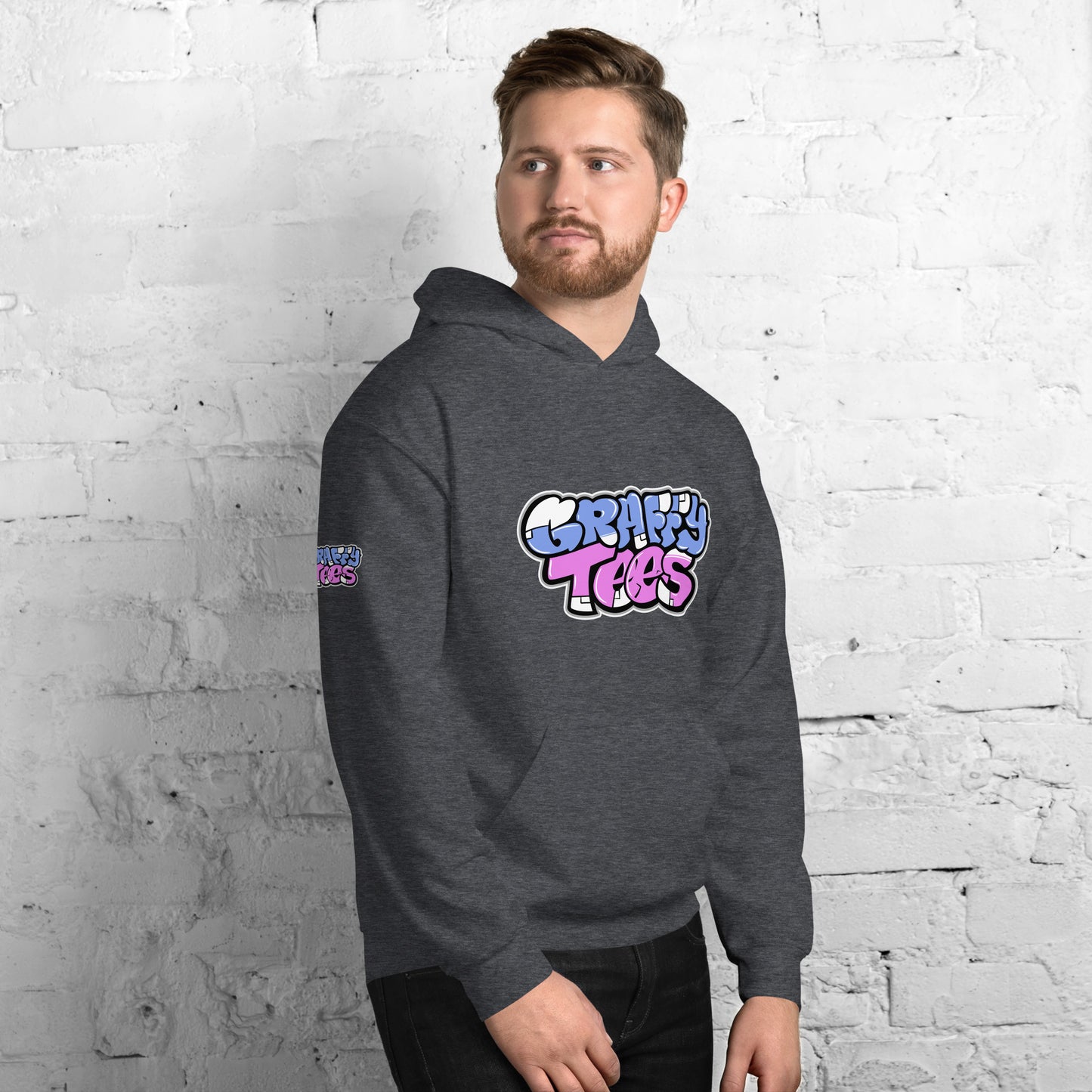 Graffytees Bubble letter graffiti logo Unisex Hoodie