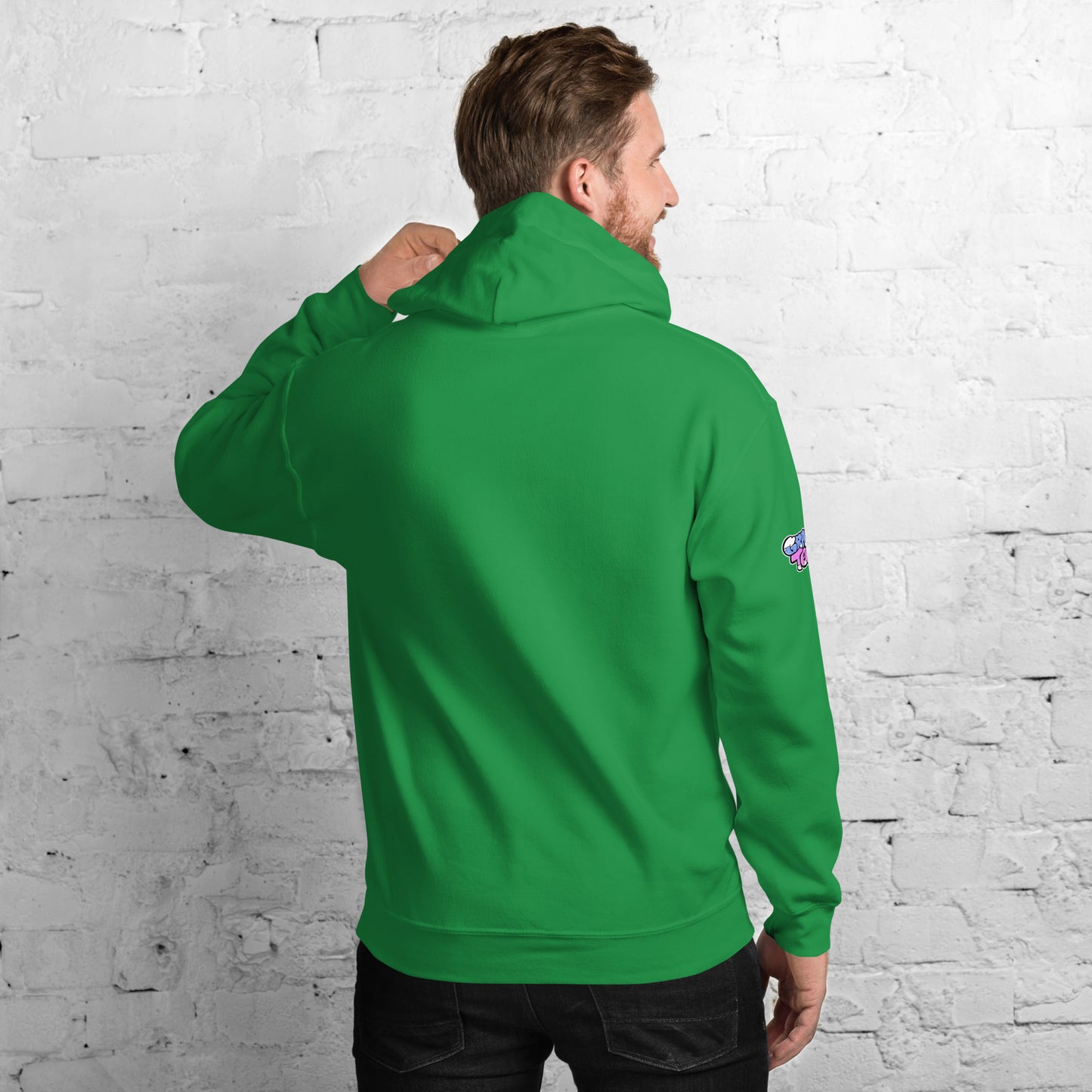 GraffyTees Colorful dripping Skull Unisex Hoodie