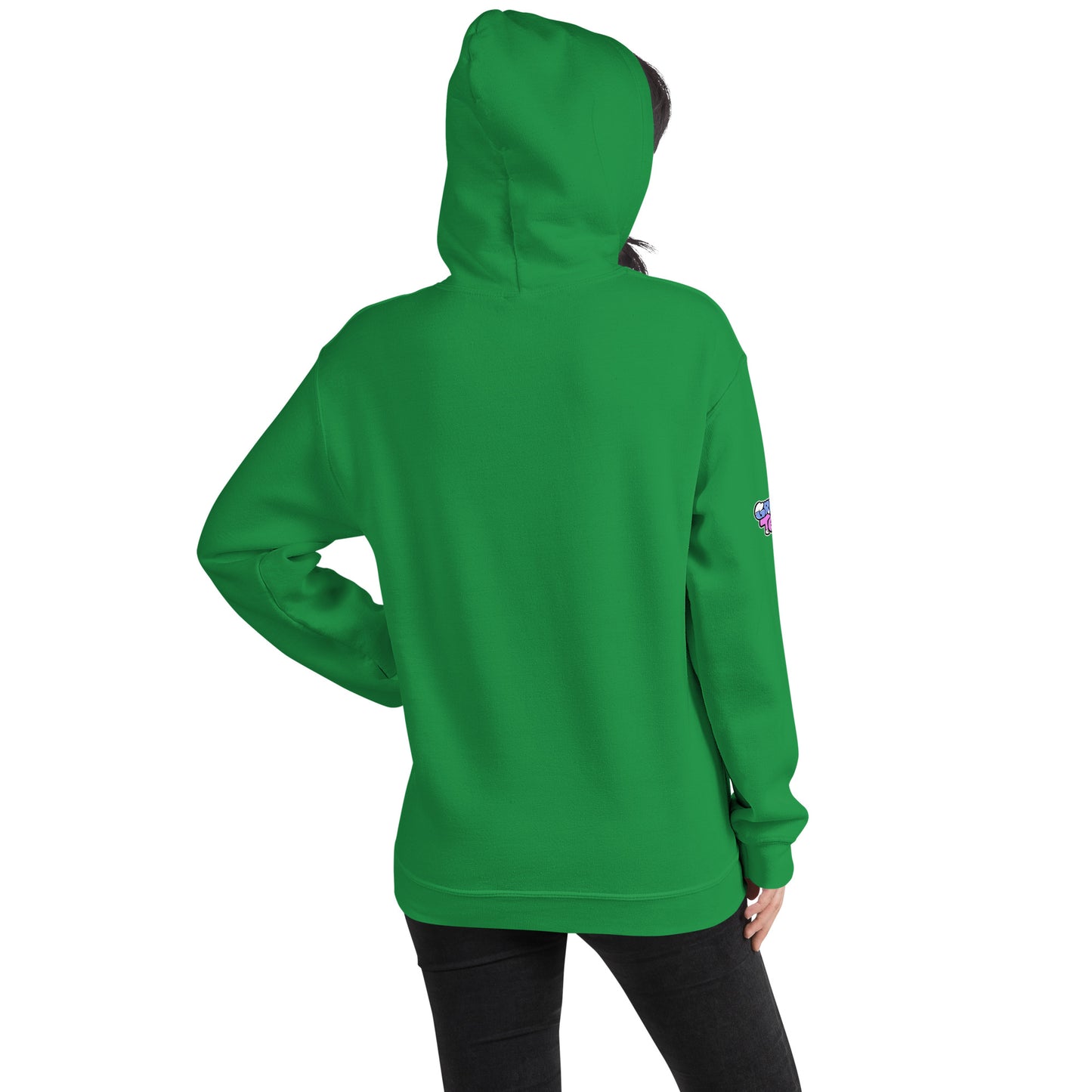 Graffytees Lady Vandal Love Message Unisex Hoodie