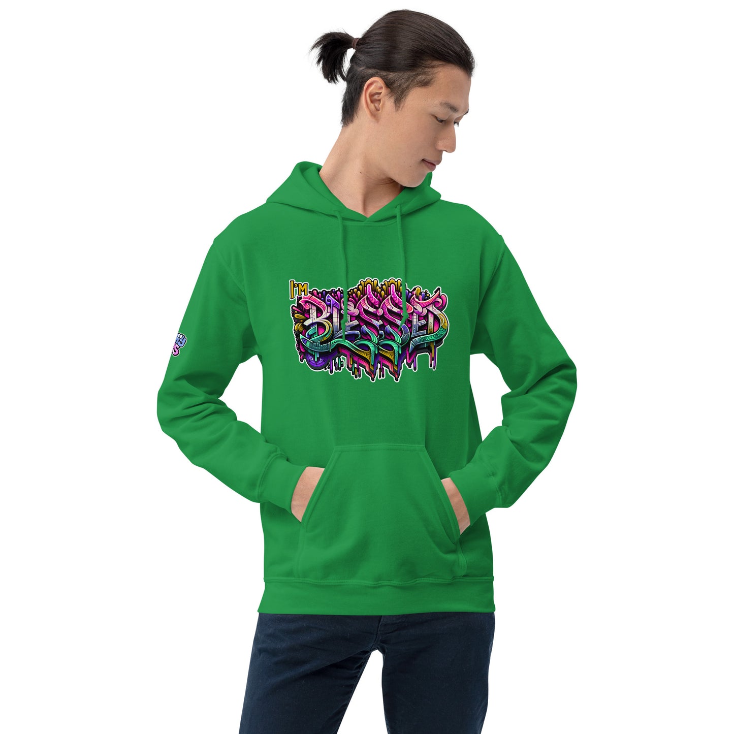 Graffiti Blessed Unisex Hoodie