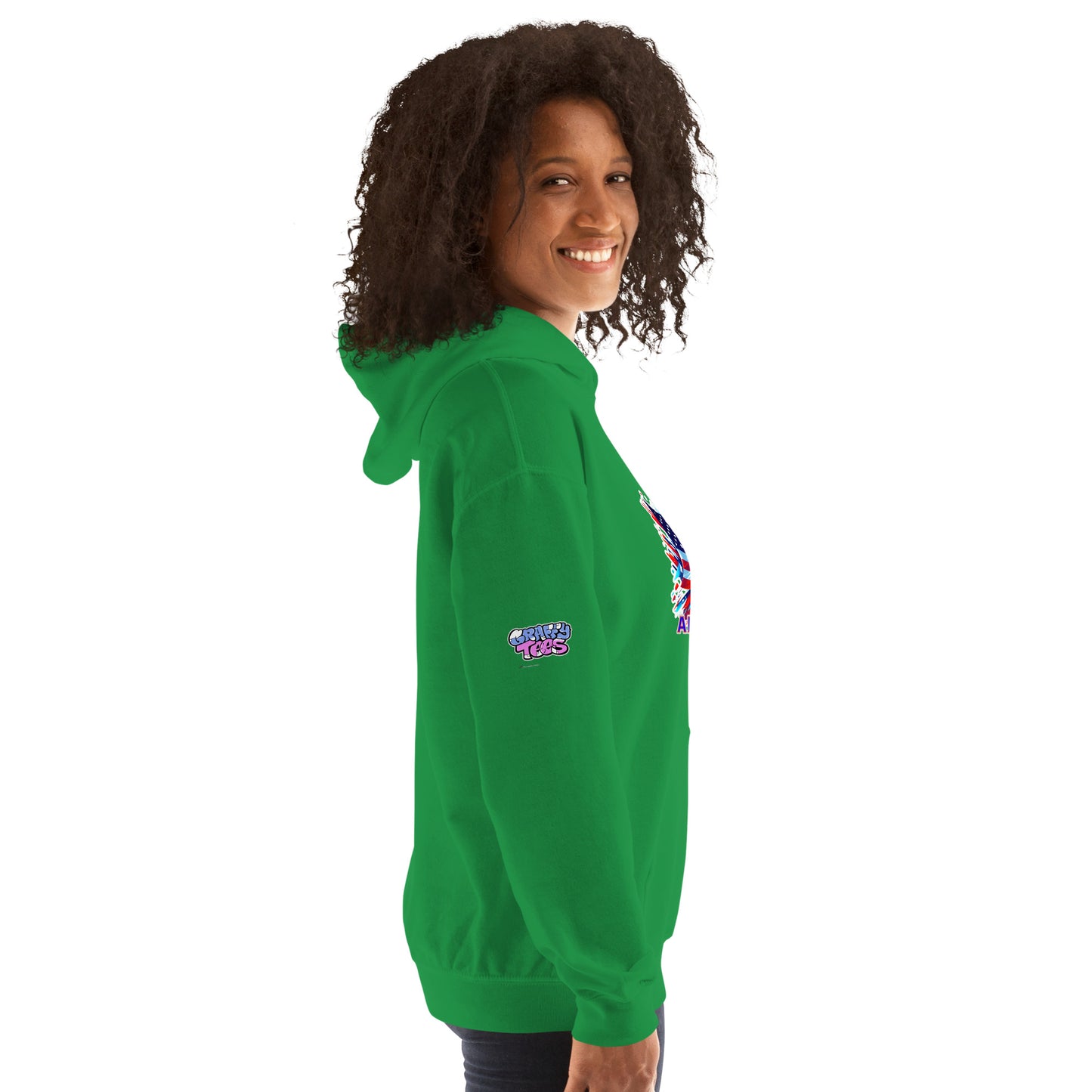 Graffytees AME-RICAN graffiti flags US-PR Unisex Hoodie