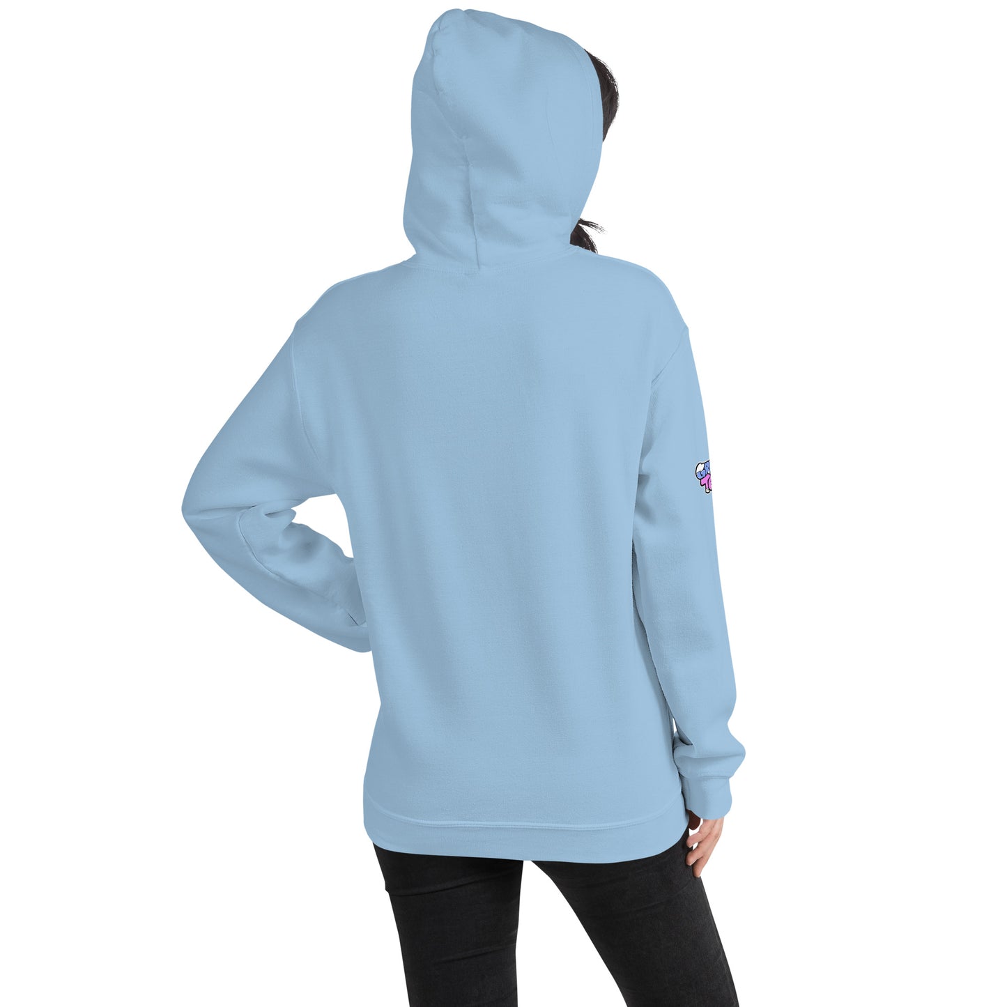 Graffytees Lady Vandal Love Message Unisex Hoodie