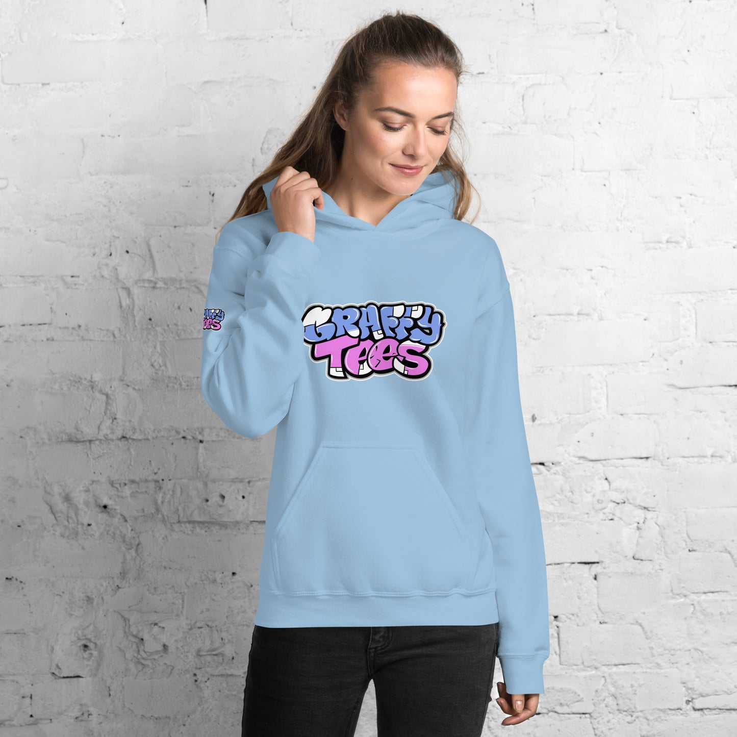 Graffytees bubble letter Unisex Hoodie