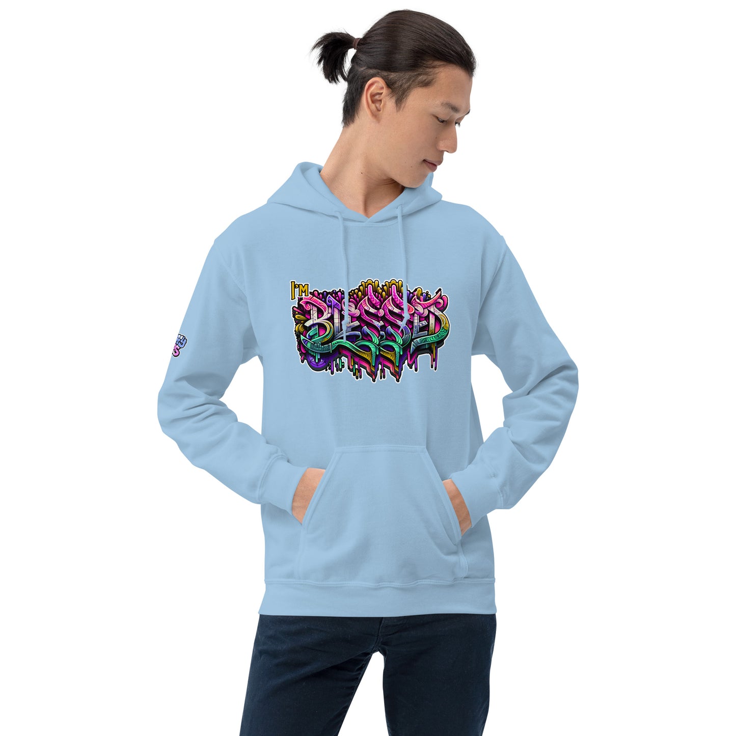 Graffiti Blessed Unisex Hoodie