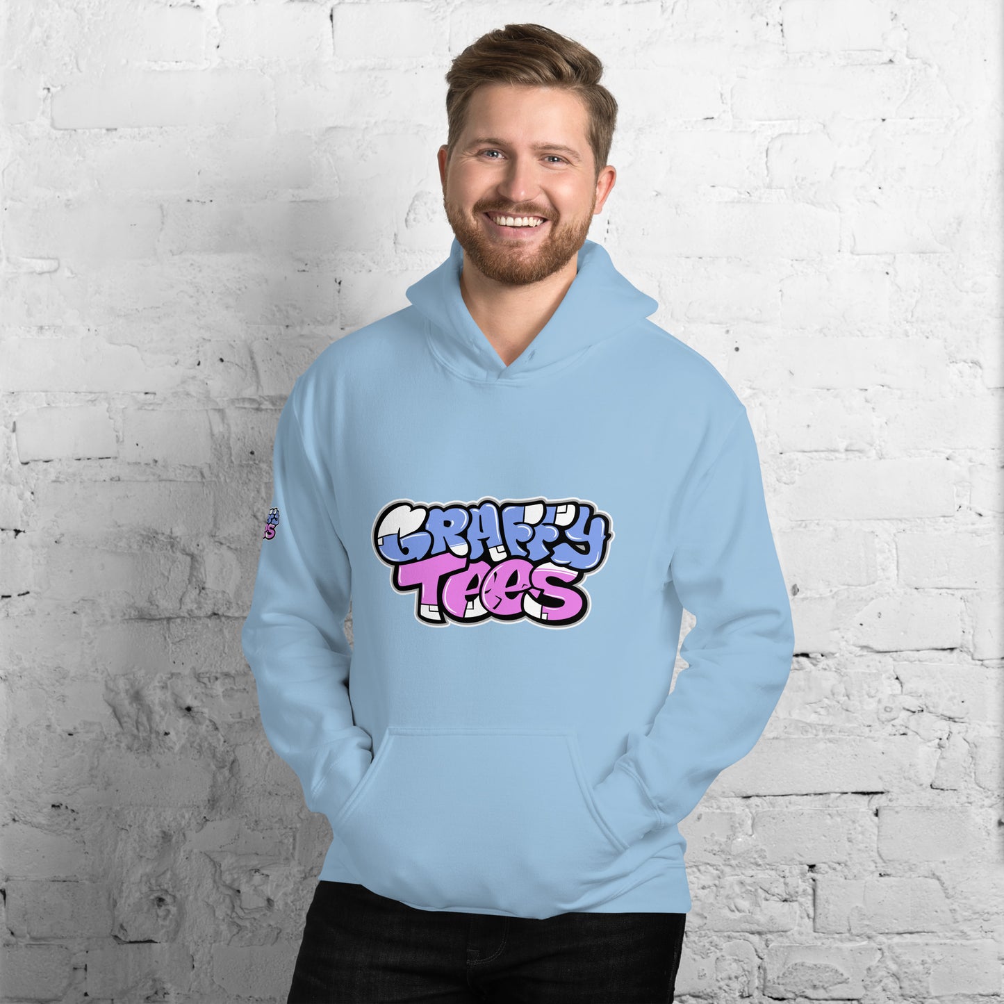 Graffytees Bubble letter graffiti logo Unisex Hoodie