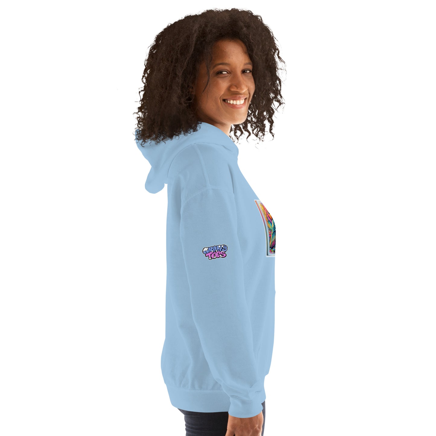 GraffyTees Vandal Artist Creating a Mural Unisex Hoodie