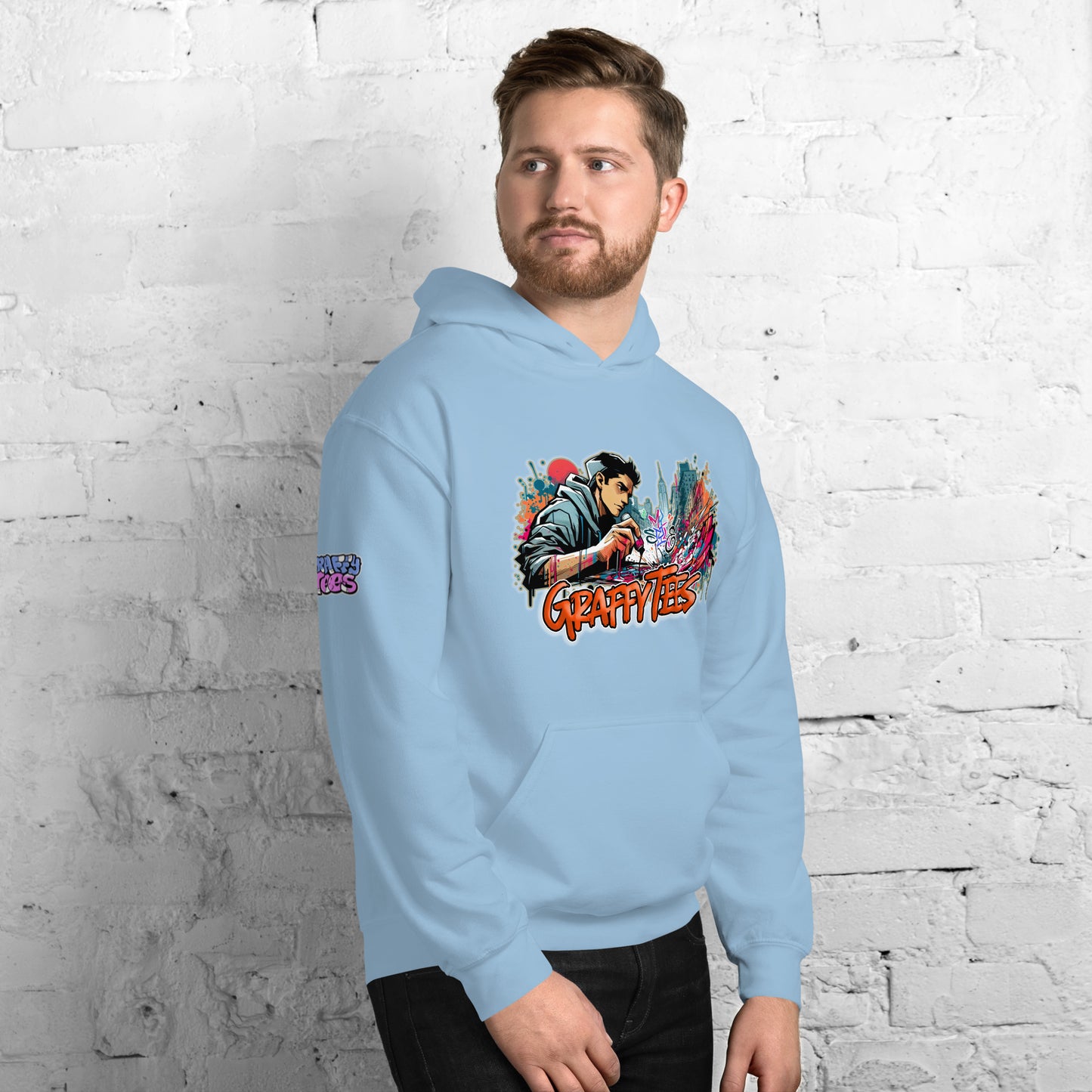 Graffytees Writer vandal with Pilot MarkerUnisex Hoodie