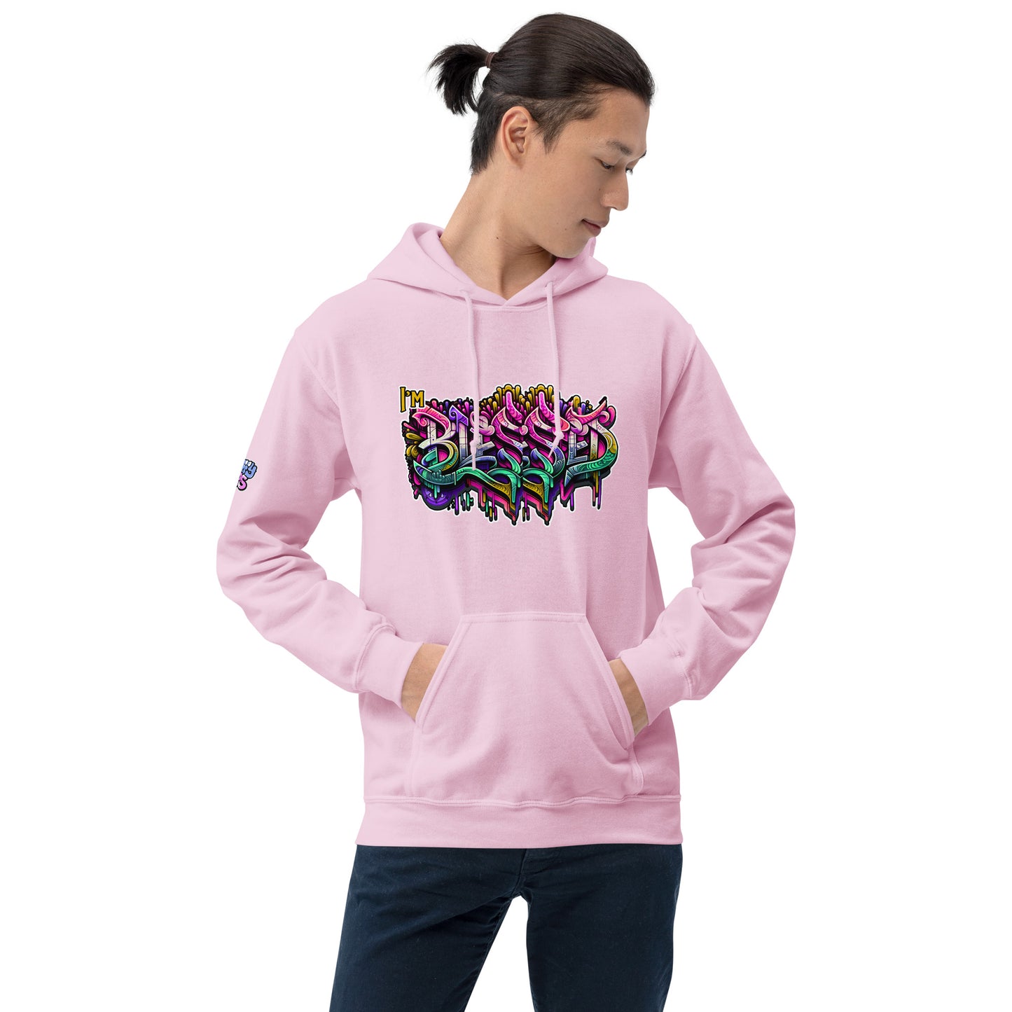 Graffiti Blessed Unisex Hoodie