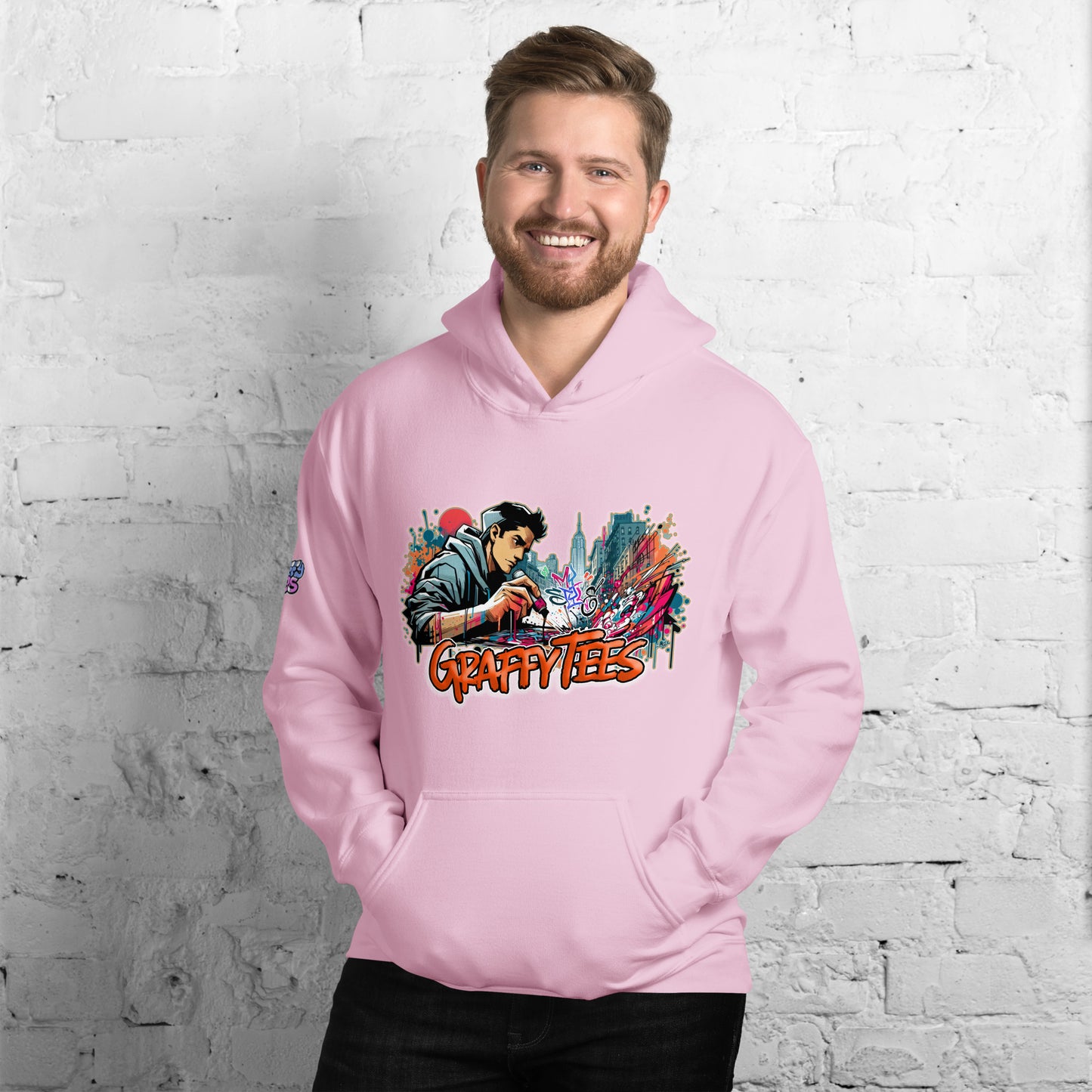 Graffytees Writer vandal with Pilot MarkerUnisex Hoodie