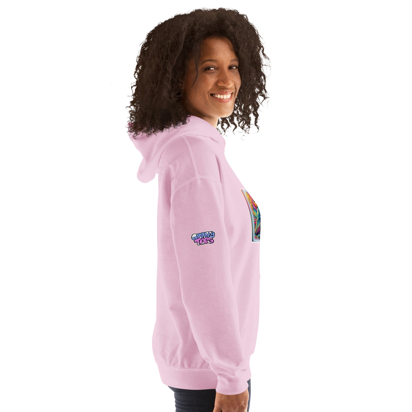 GraffyTees Vandal Artist Creating a Mural Unisex Hoodie