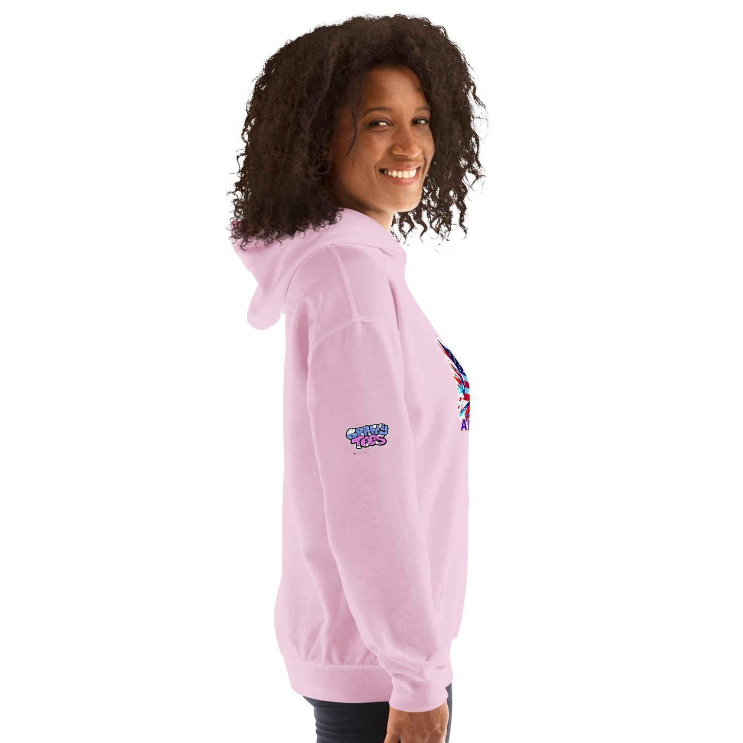 Graffytees AME-RICAN graffiti flags US-PR Unisex Hoodie