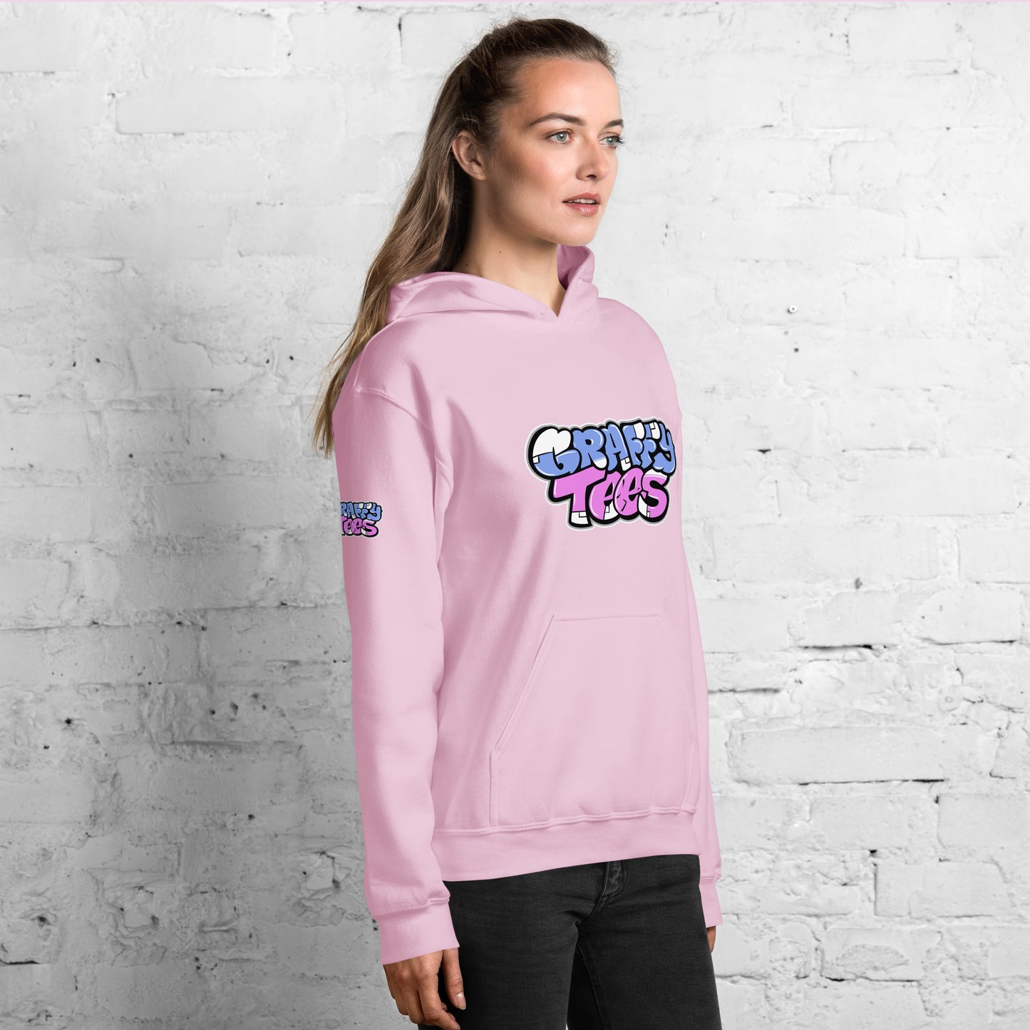Graffytees bubble letter Unisex Hoodie