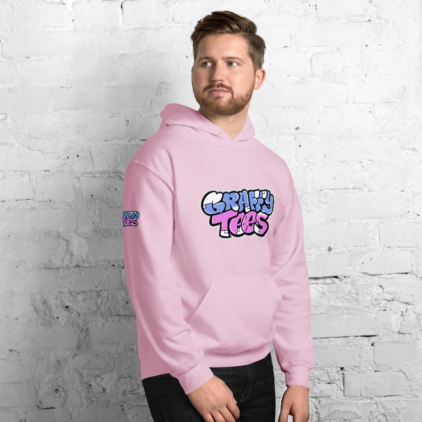 Graffytees Bubble letter graffiti logo Unisex Hoodie