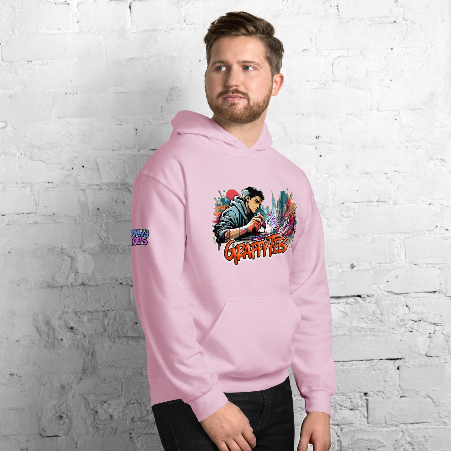 Graffytees Writer vandal with Pilot MarkerUnisex Hoodie