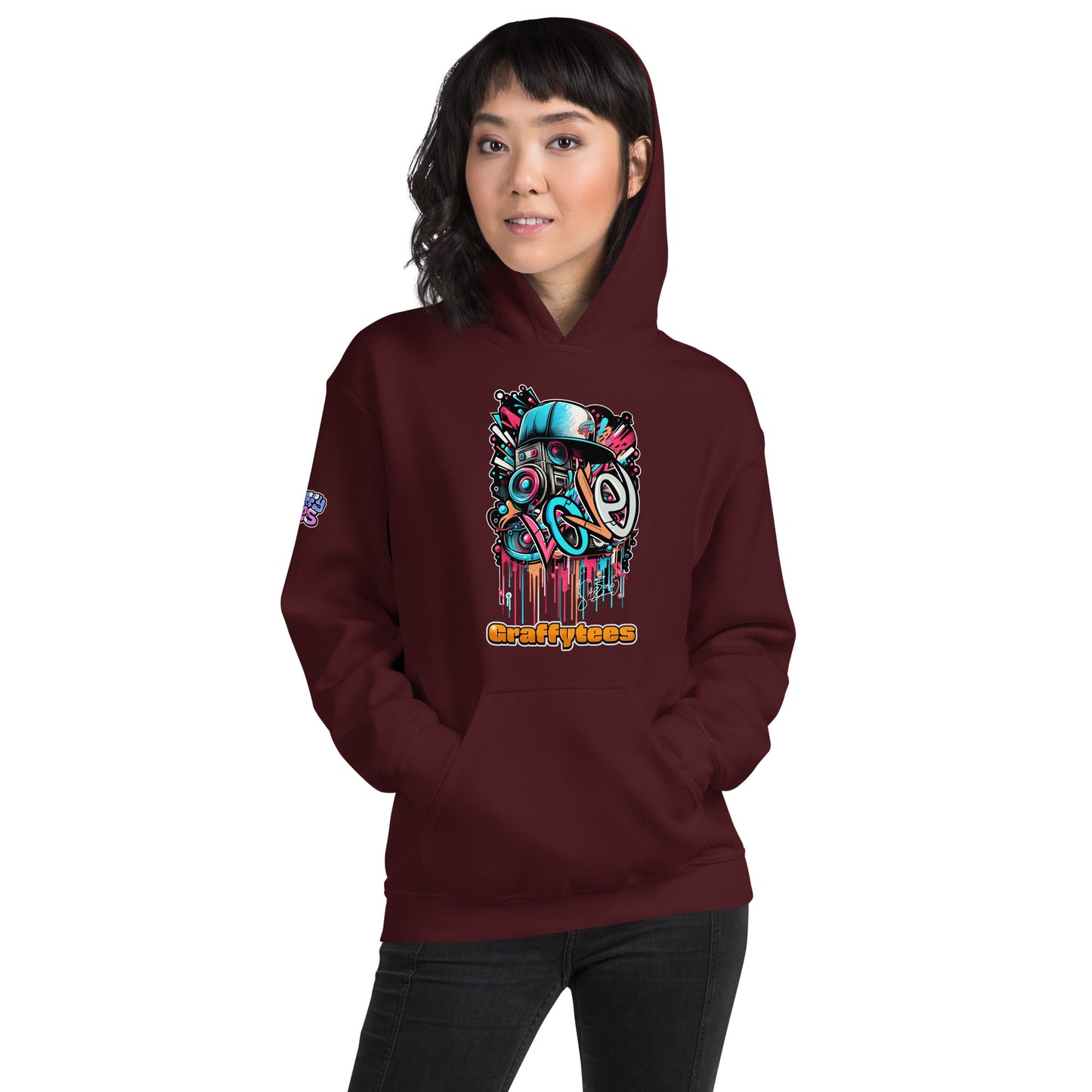 Graffiti Love Unisex Hoodie