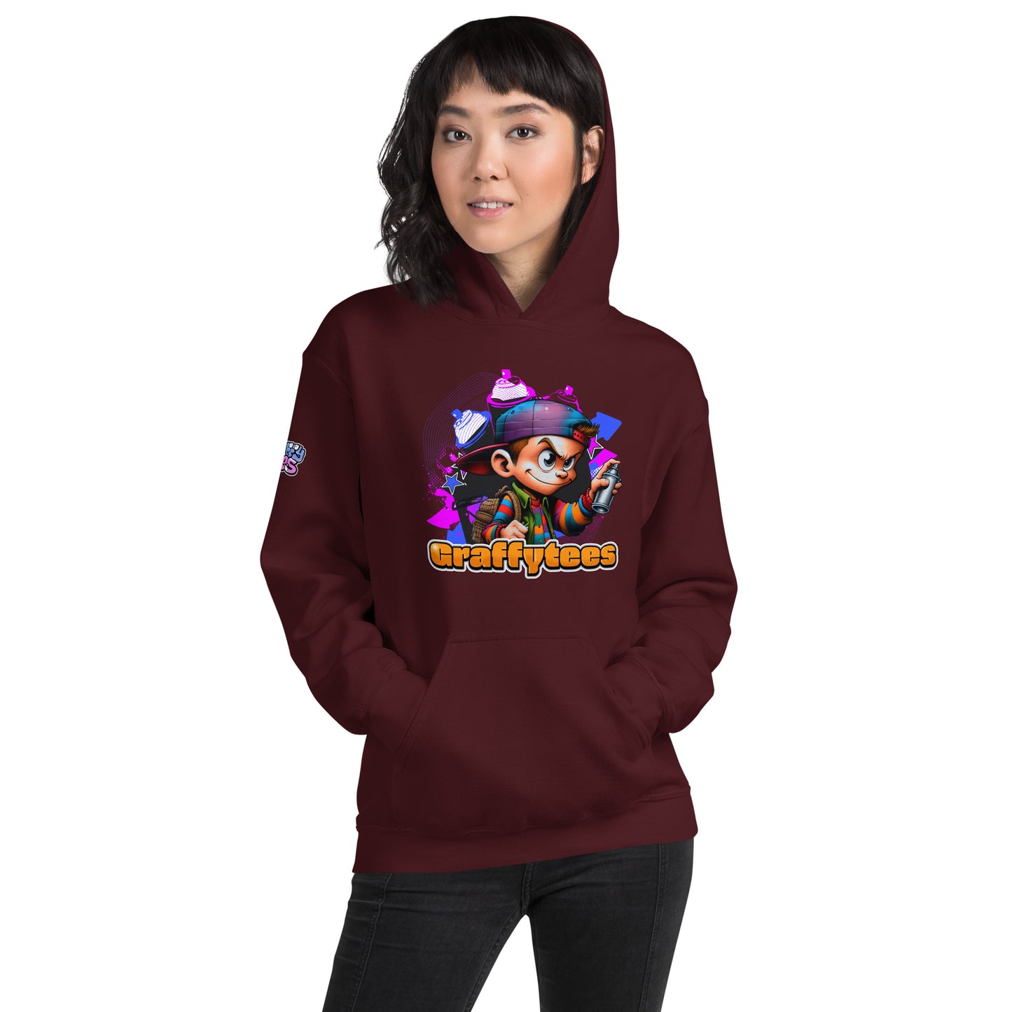 Graffytees Graffiti Vandal design Unisex Hoodie