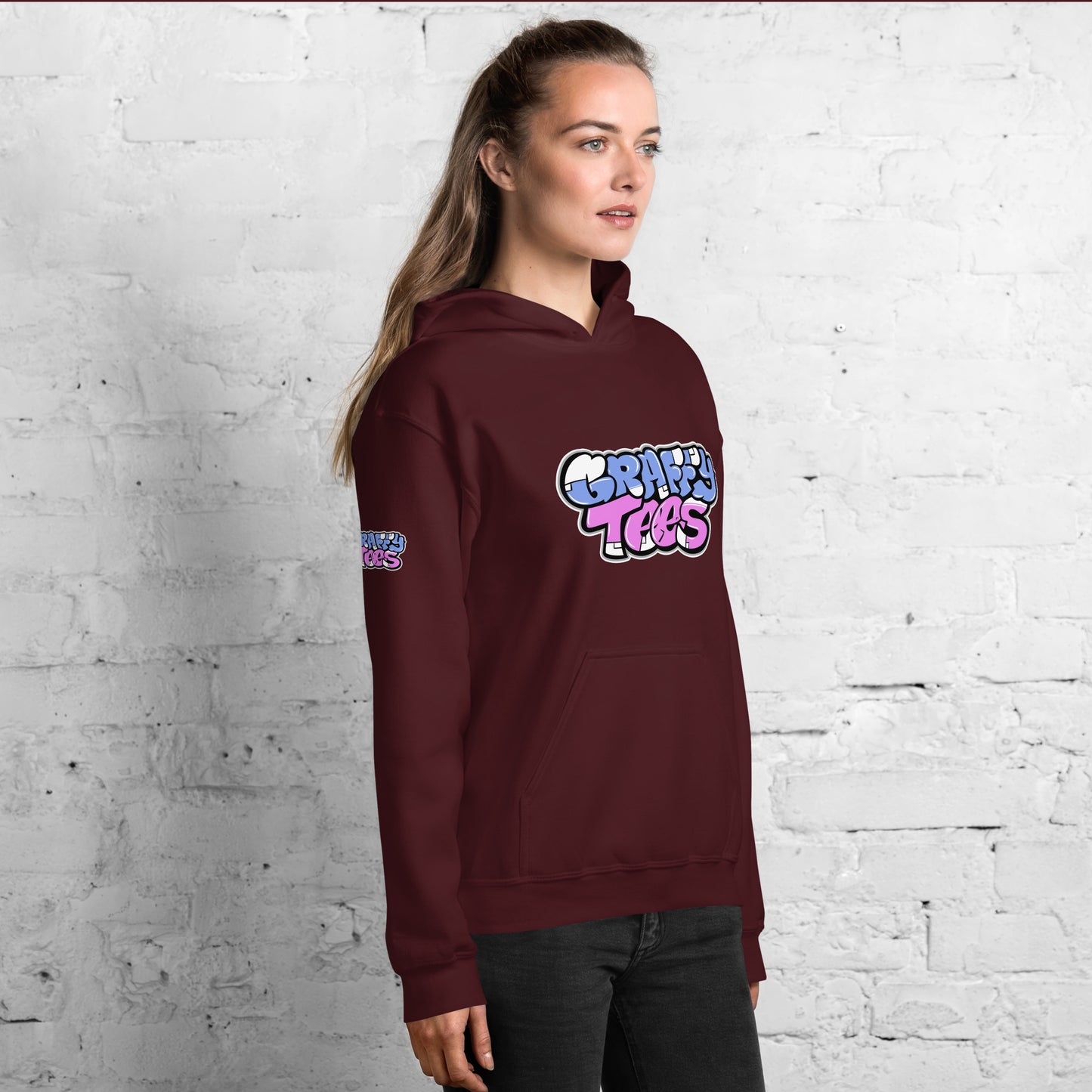 Graffytees bubble letter Unisex Hoodie