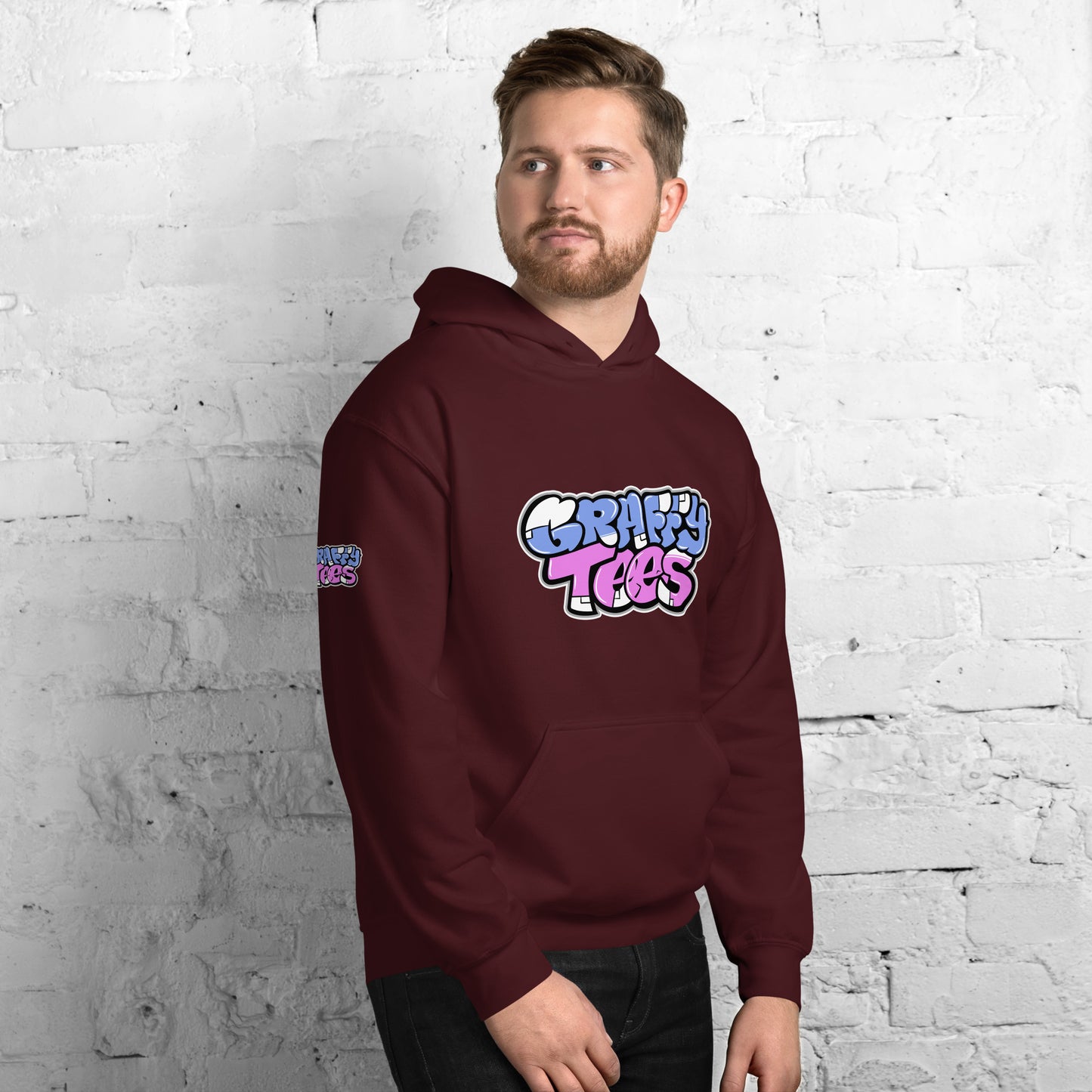 Graffytees Bubble letter graffiti logo Unisex Hoodie