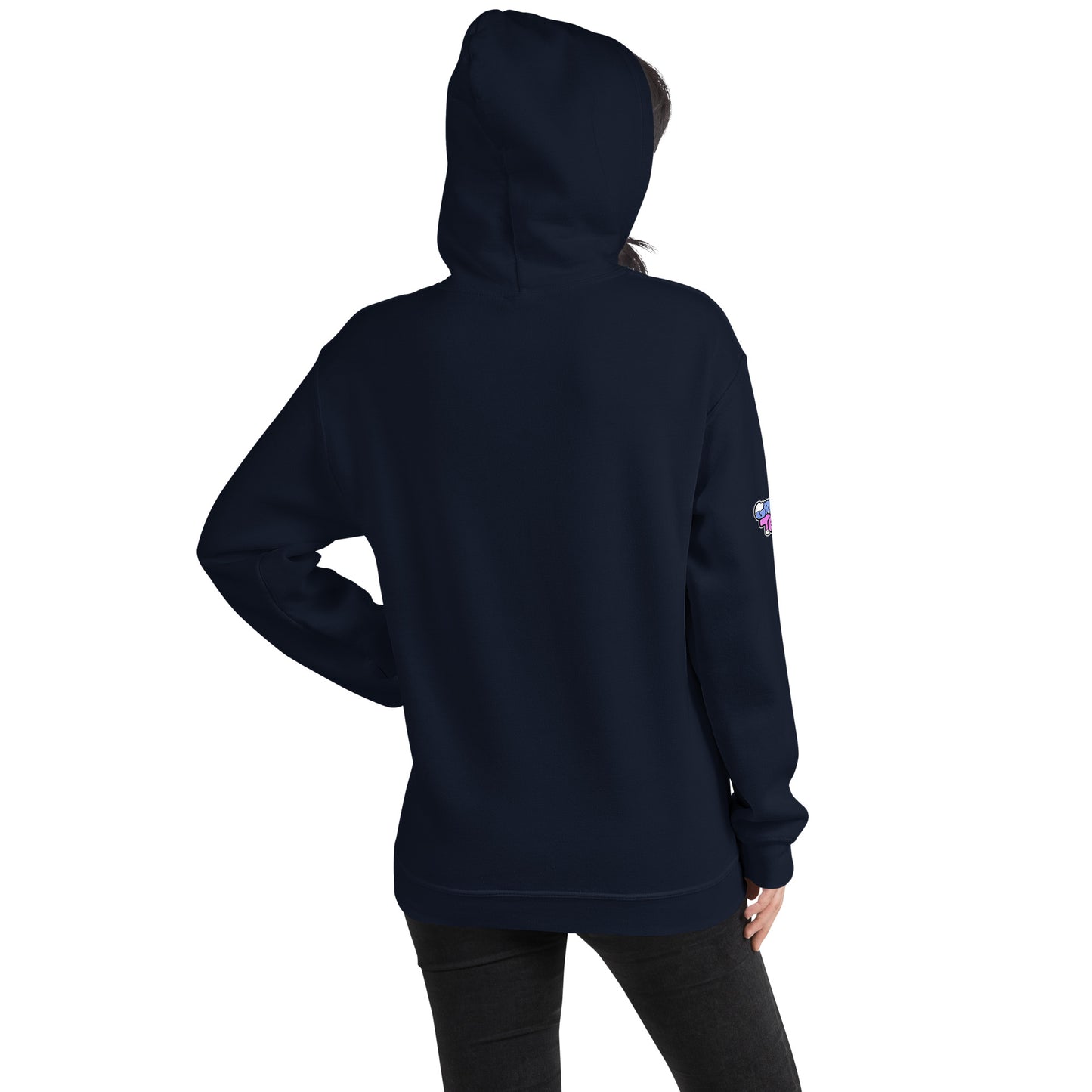 Graffytees Lady Vandal Love Message Unisex Hoodie