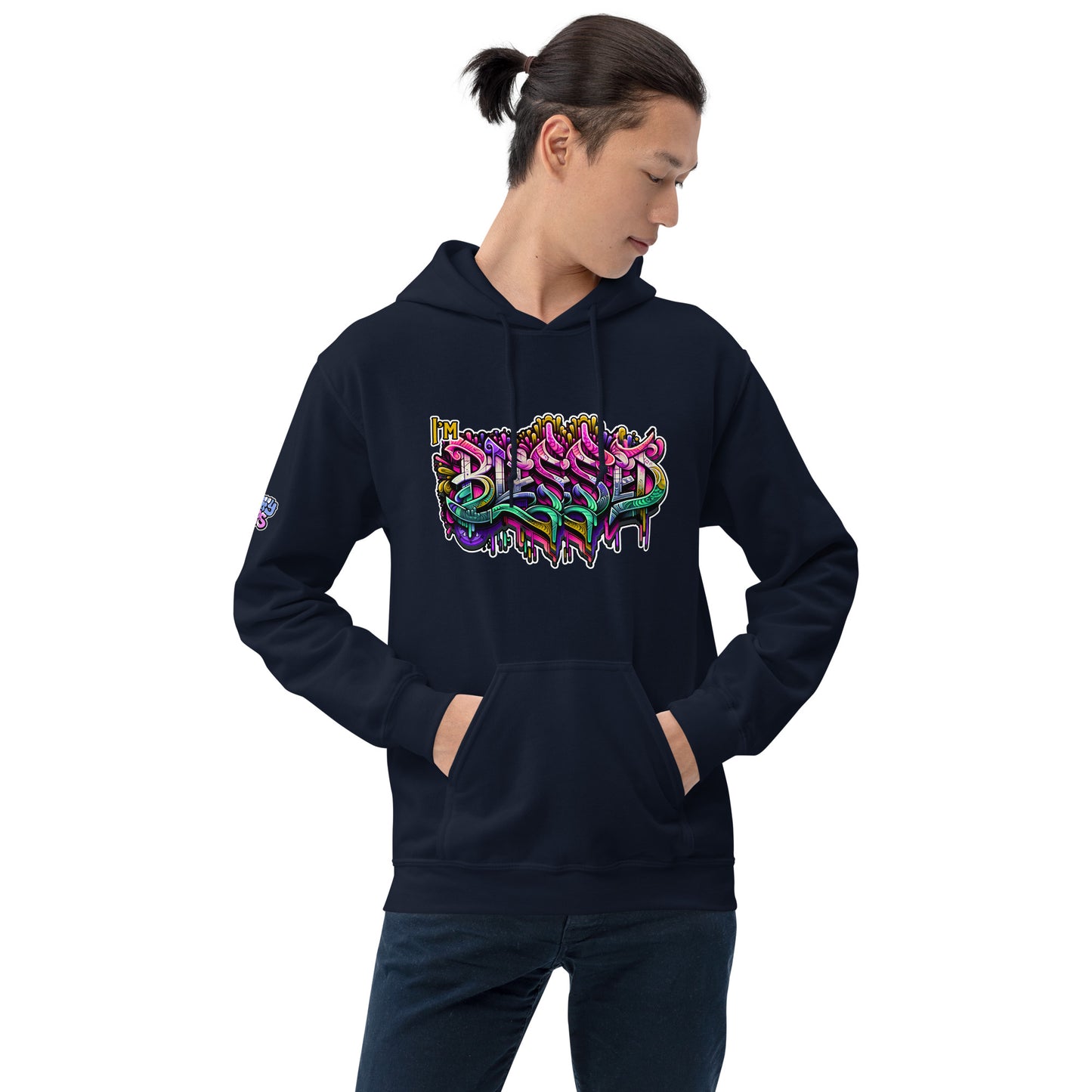 Graffiti Blessed Unisex Hoodie