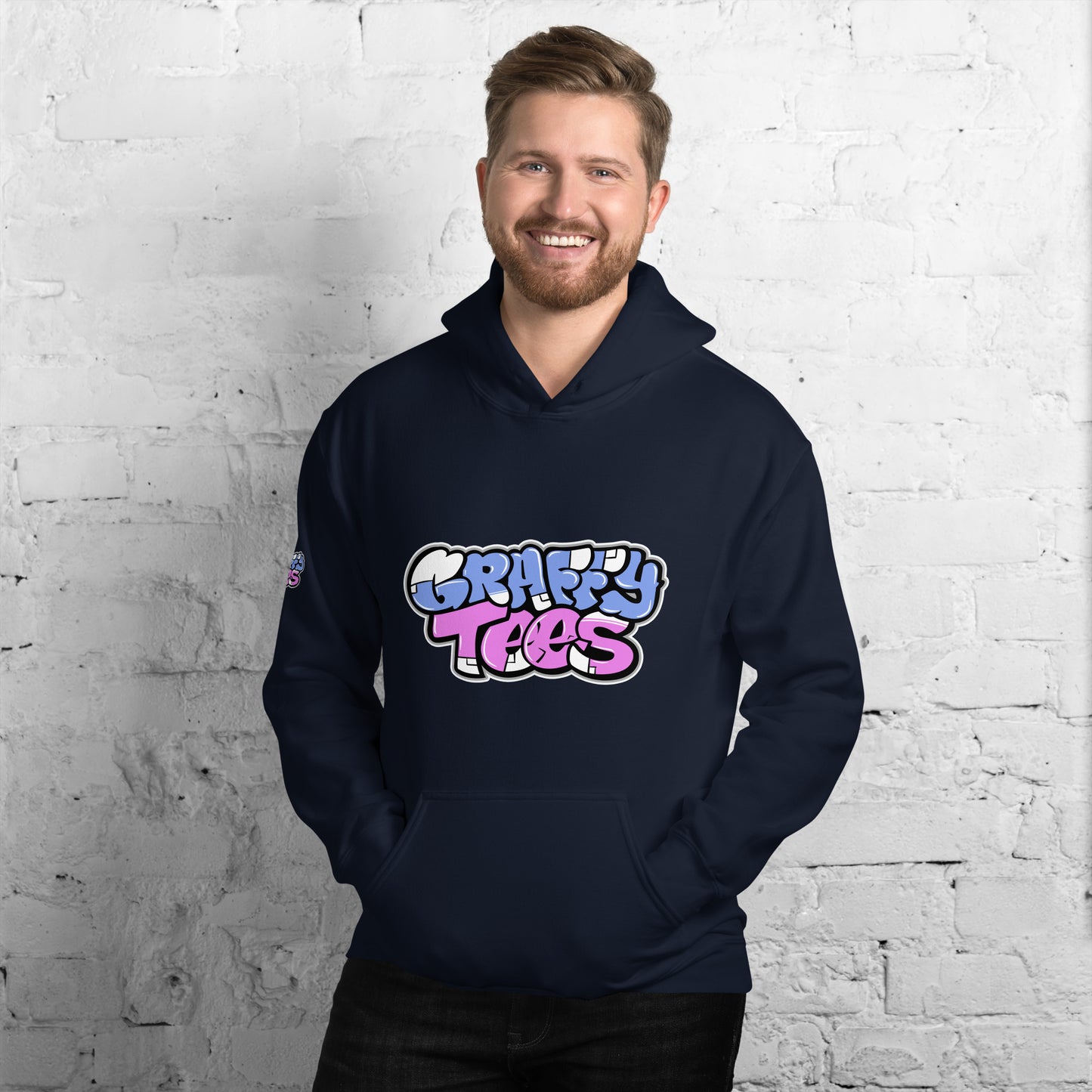 Graffytees Bubble letter graffiti logo Unisex Hoodie