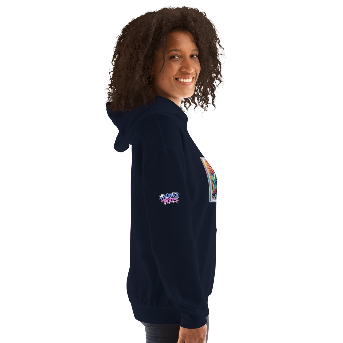 GraffyTees Vandal Artist Creating a Mural Unisex Hoodie