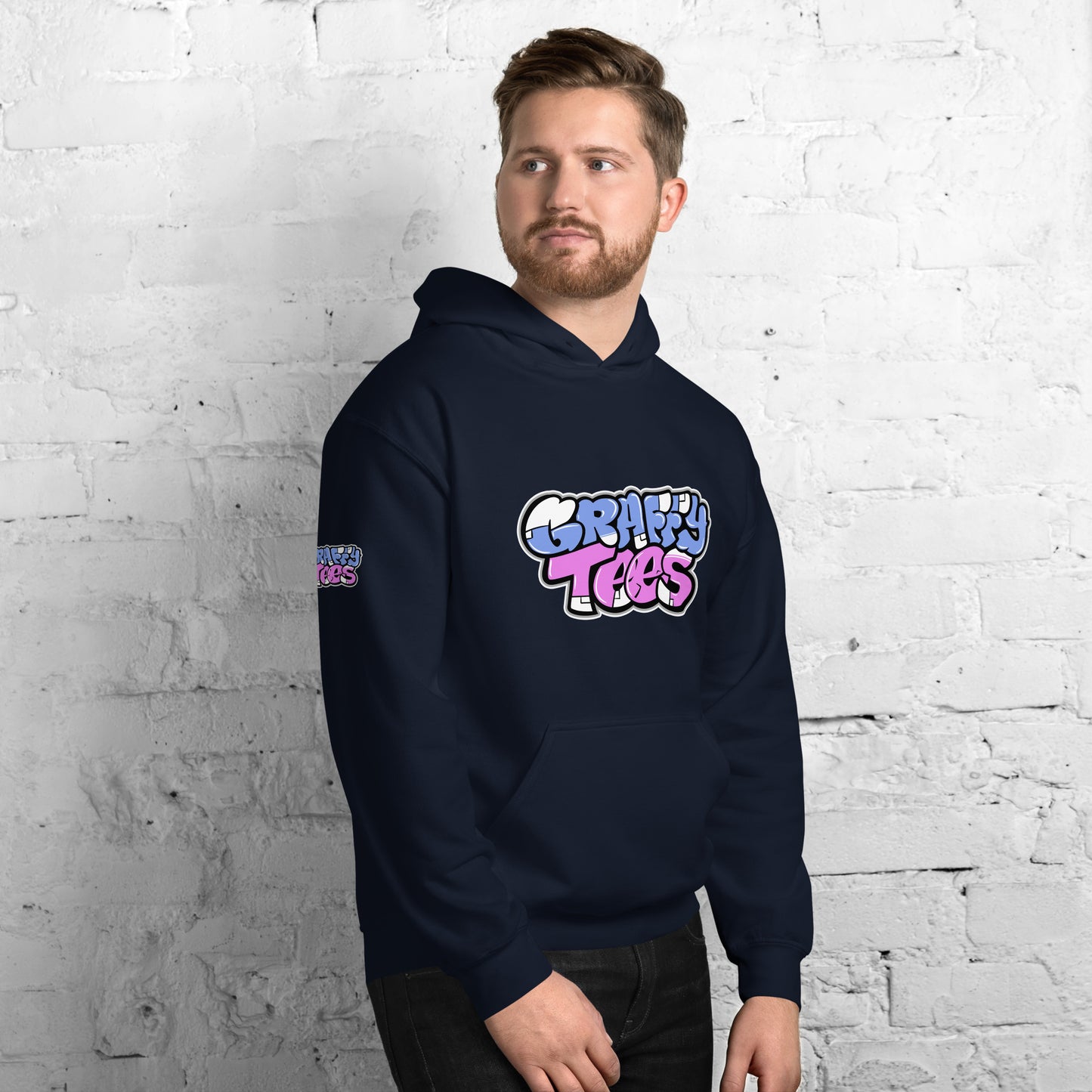 Graffytees Bubble letter graffiti logo Unisex Hoodie