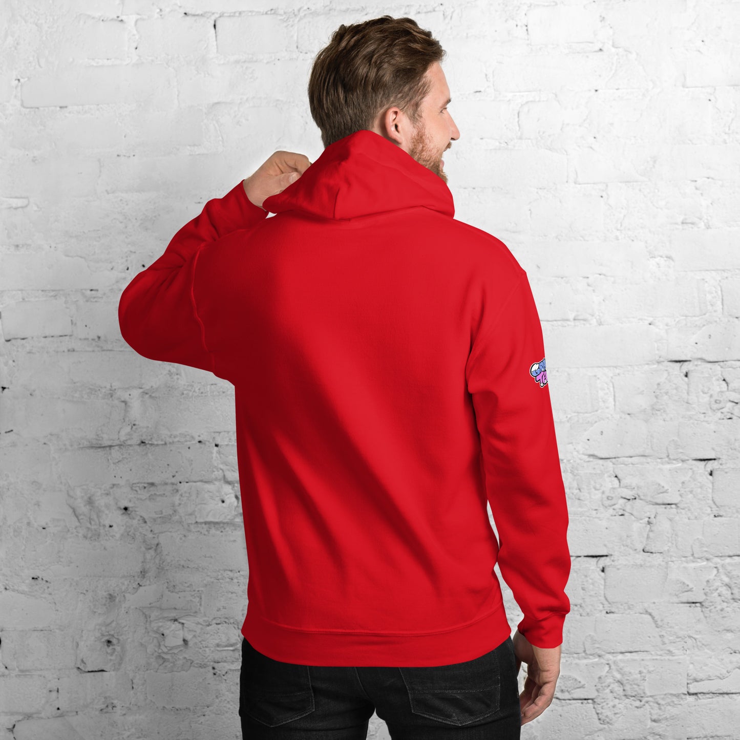 GraffyTees Colorful dripping Skull Unisex Hoodie