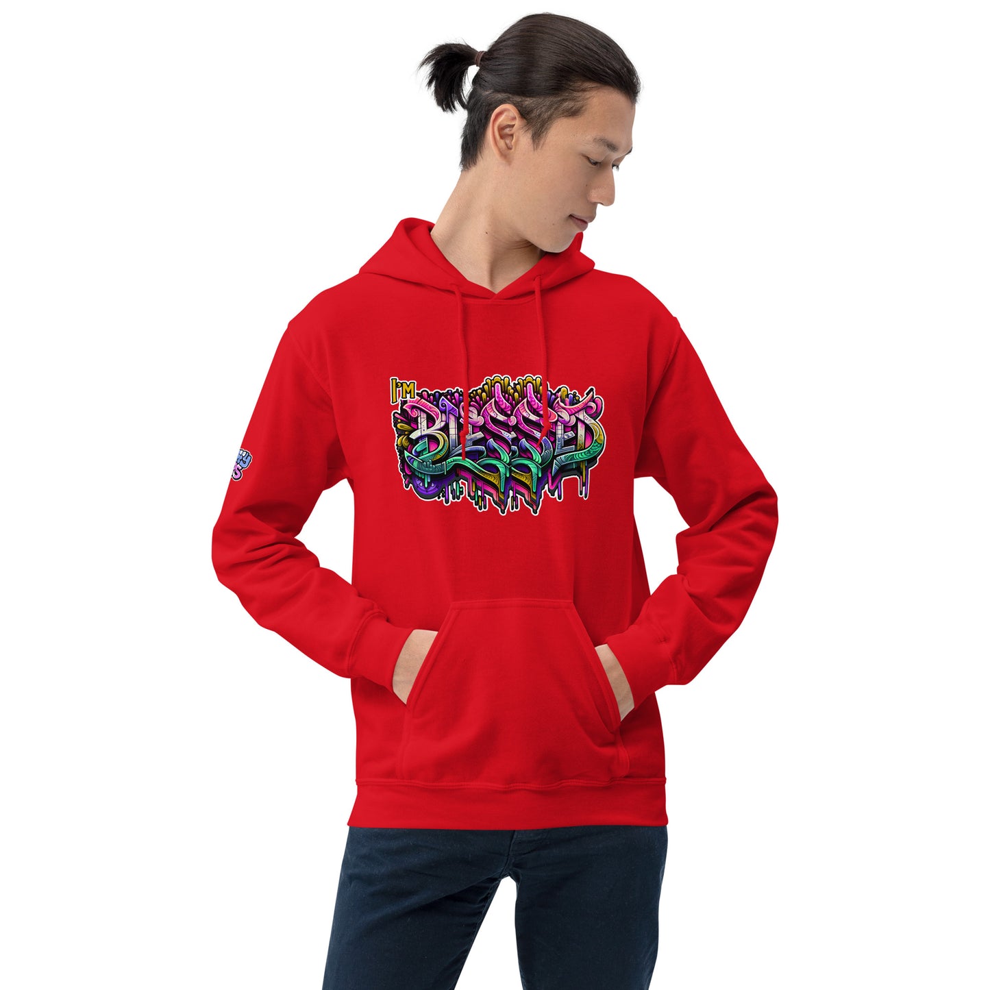 Graffiti Blessed Unisex Hoodie