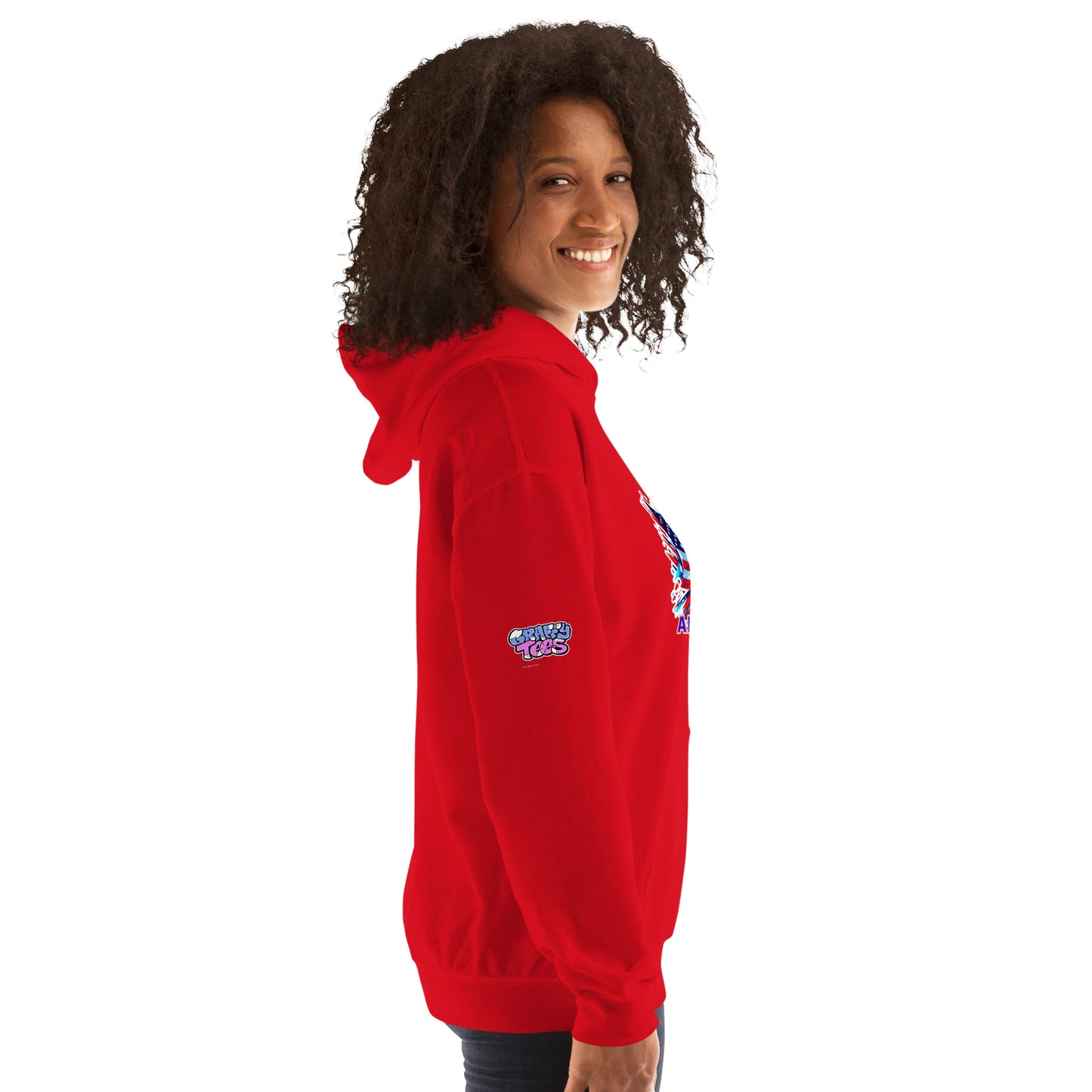 Graffytees AME-RICAN graffiti flags US-PR Unisex Hoodie