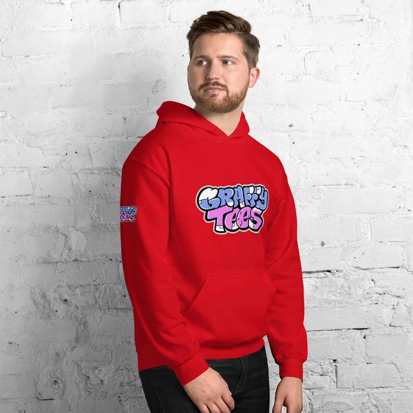 Graffytees Bubble letter graffiti logo Unisex Hoodie