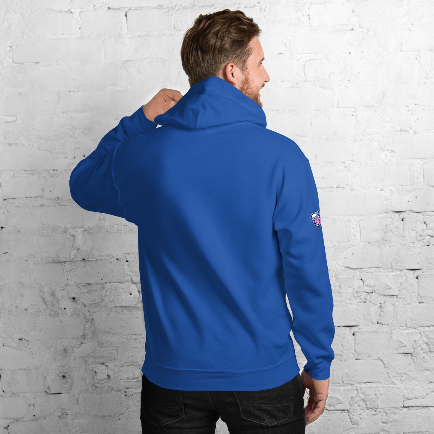 GraffyTees Colorful dripping Skull Unisex Hoodie