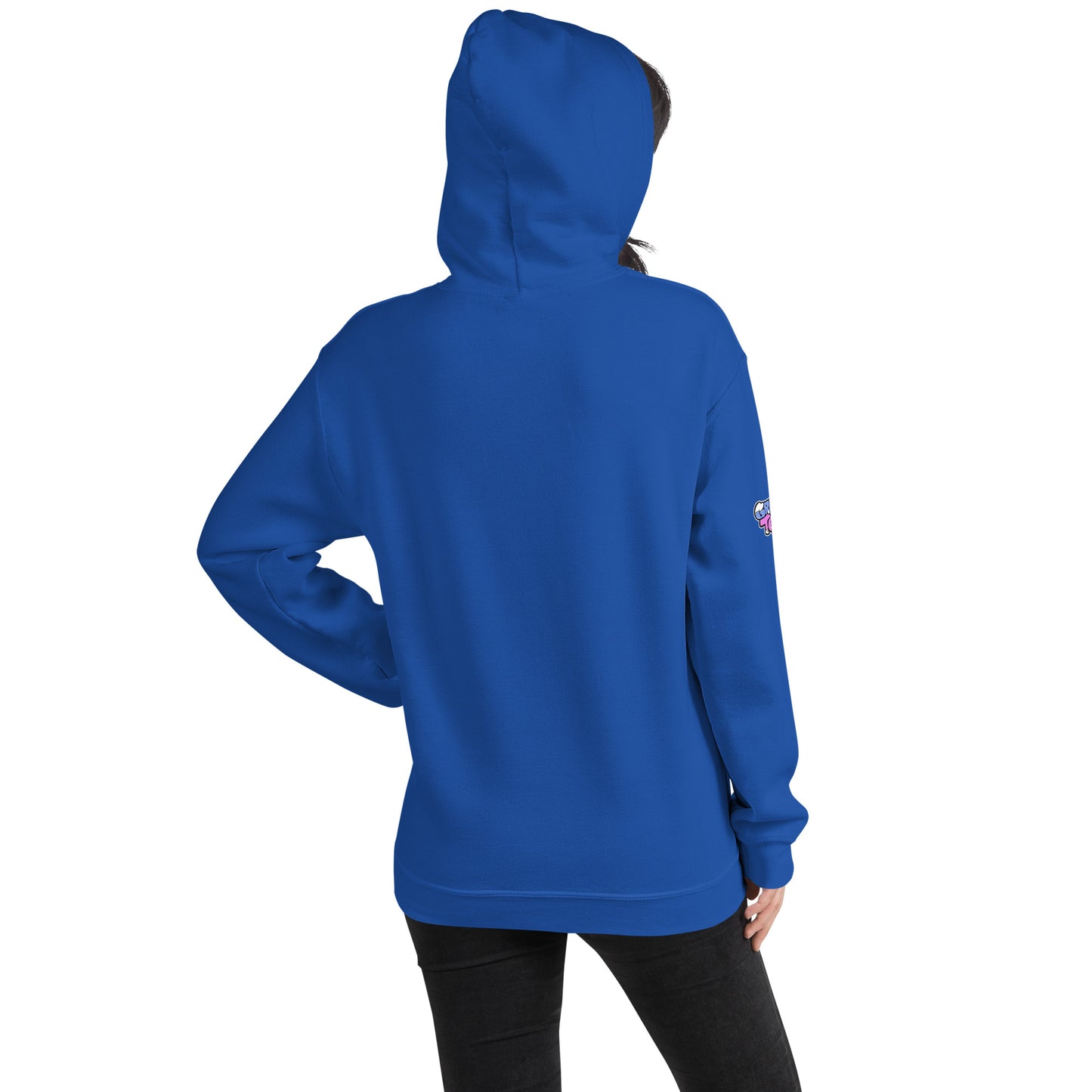 Graffytees Lady Vandal Love Message Unisex Hoodie