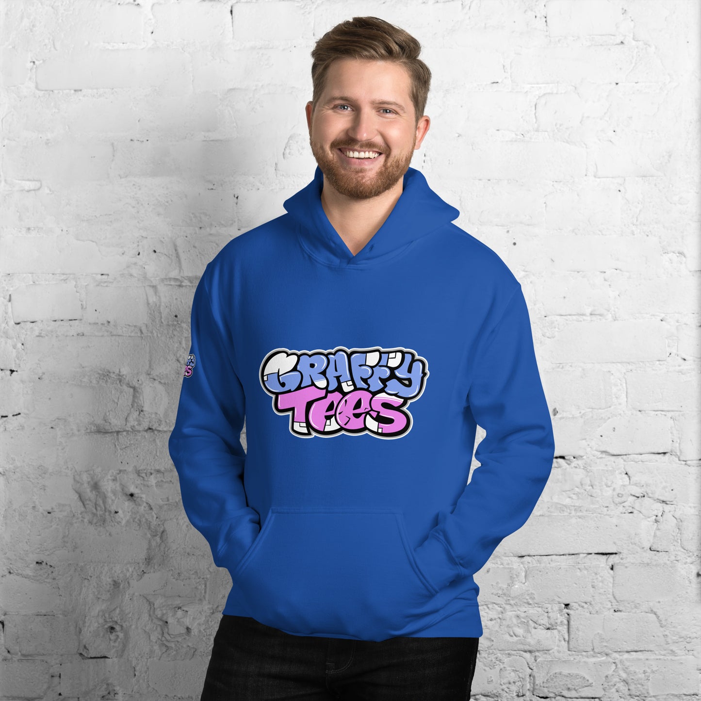 Graffytees Bubble letter graffiti logo Unisex Hoodie