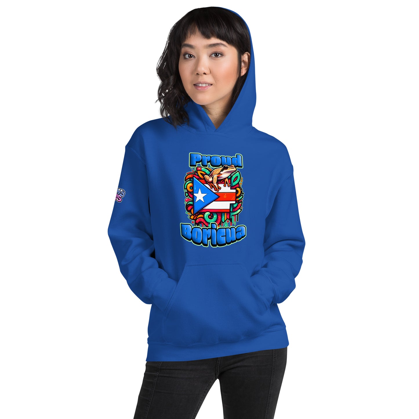 Graffytees Proud Boricua Unisex Hoodie