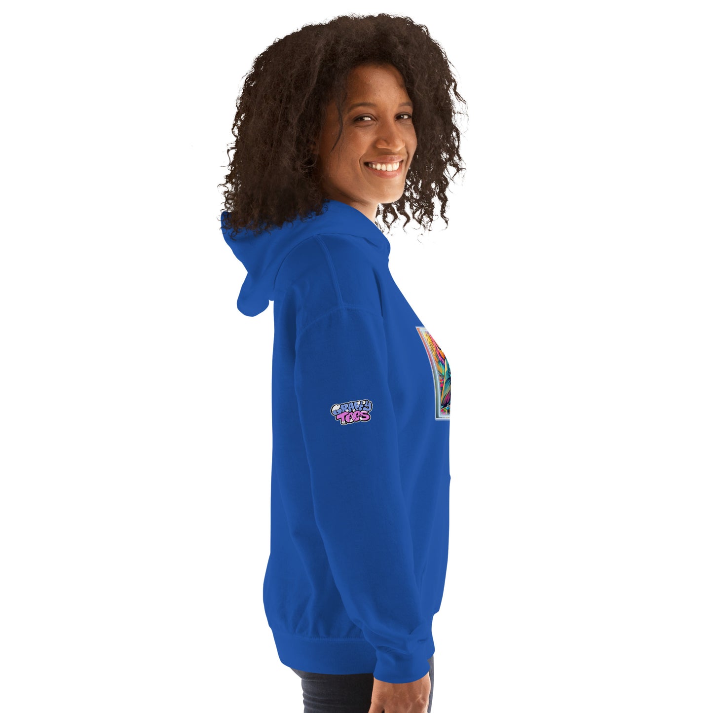 GraffyTees Vandal Artist Creating a Mural Unisex Hoodie