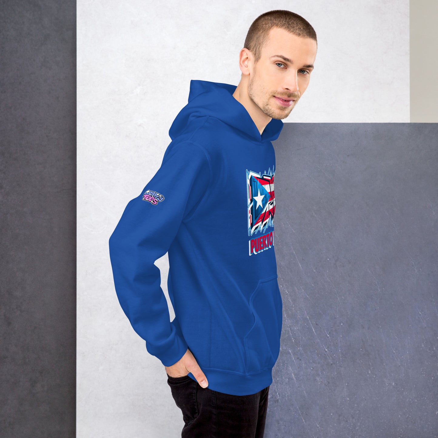 Graffytees Puerto Rico Graffiti flag Unisex Hoodie