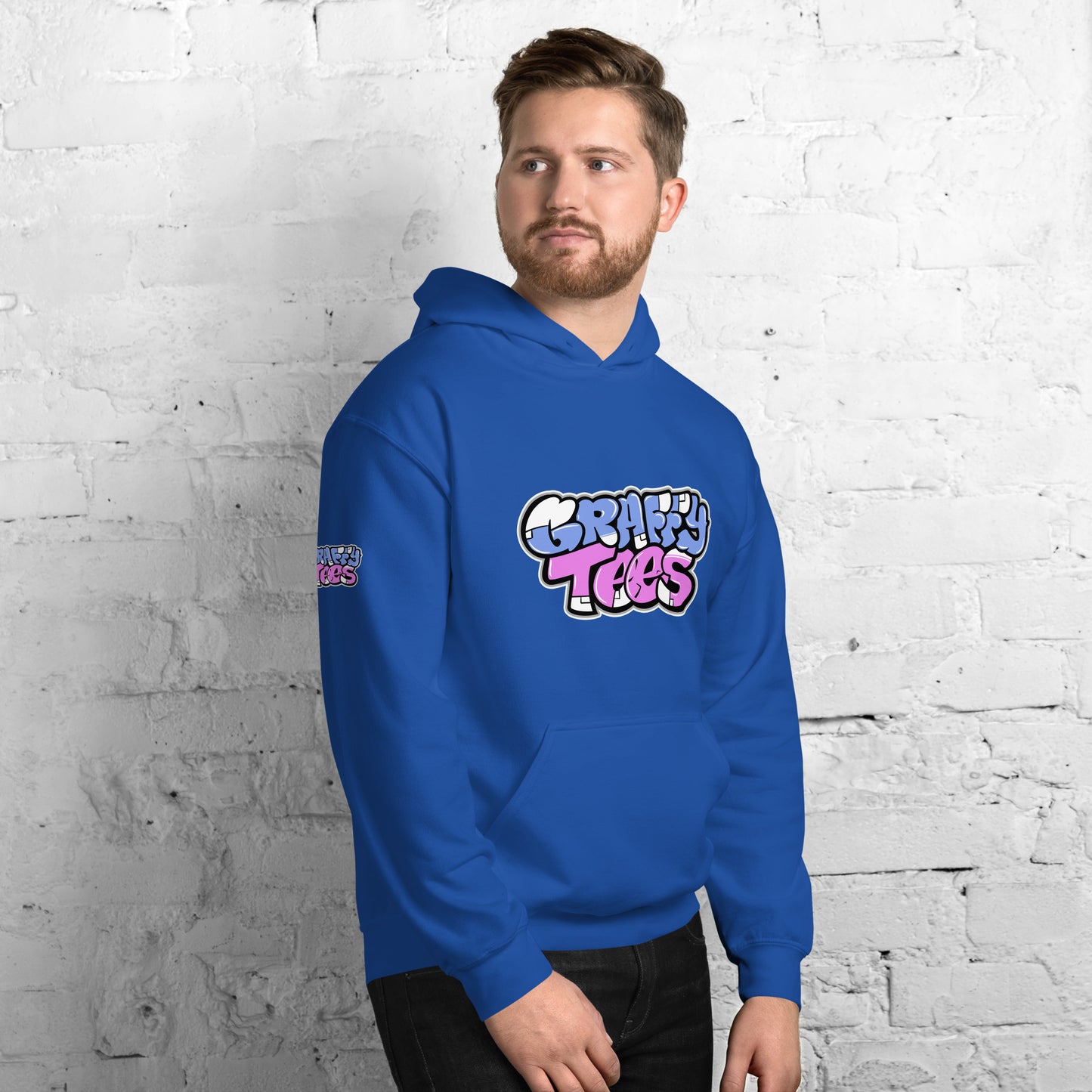Graffytees Bubble letter graffiti logo Unisex Hoodie